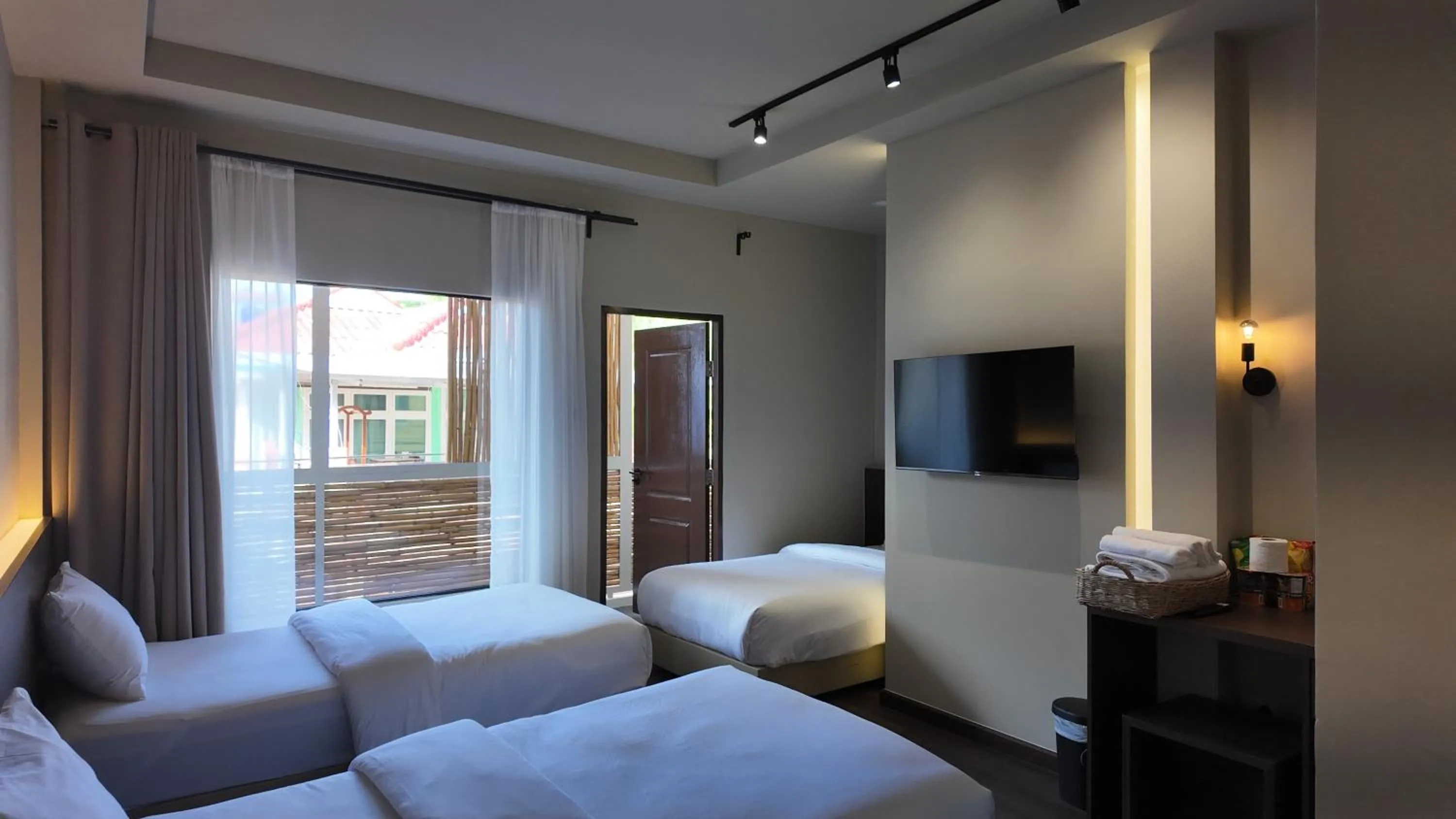 Bed in Suncloud Hotel Koh Samet