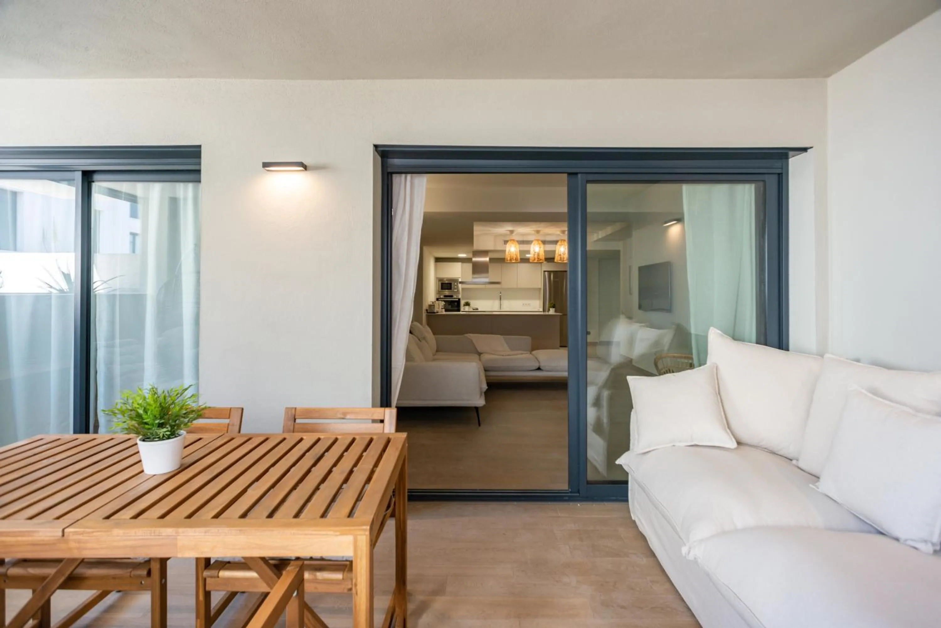 Living room in Gran piso en Puerto deportivo Marina Palamós IDEAL FAMILIAS