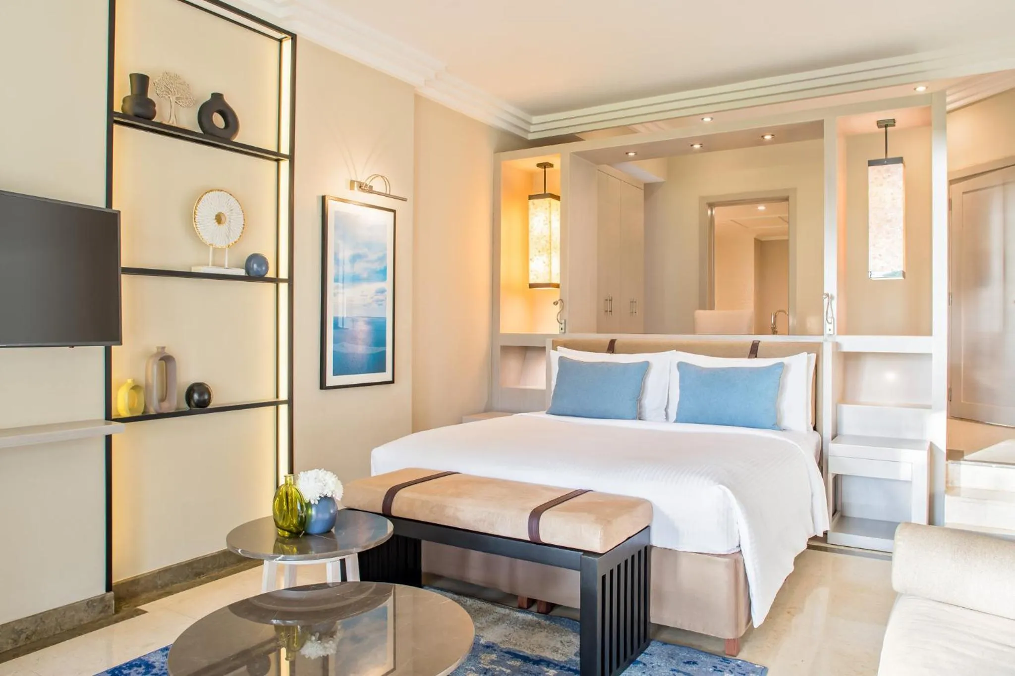 Photo of the whole room, Bed in InterContinental Mauritius Resort Balaclava Fort by IHG