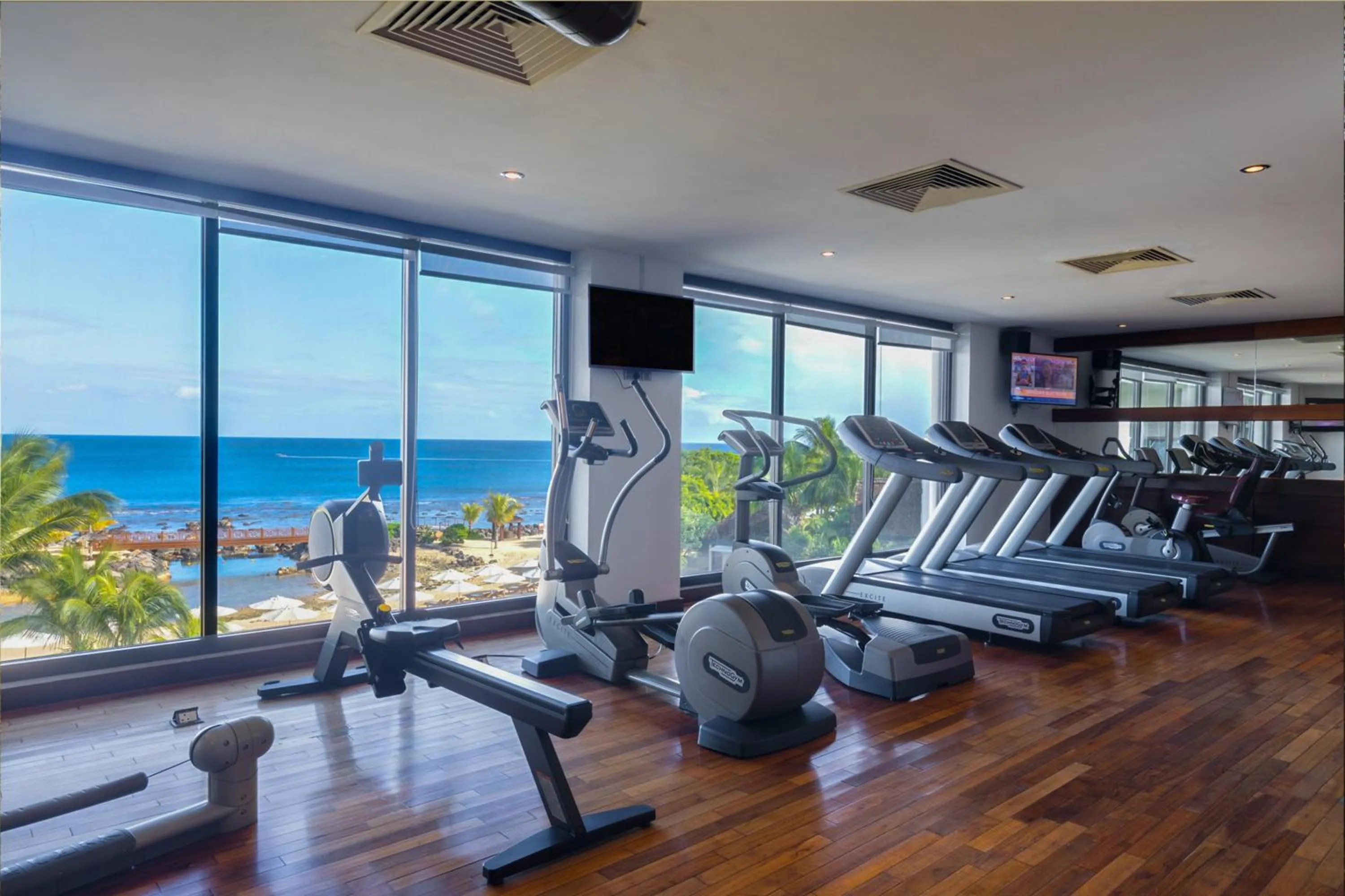 Fitness centre/facilities in InterContinental Mauritius Resort Balaclava Fort by IHG