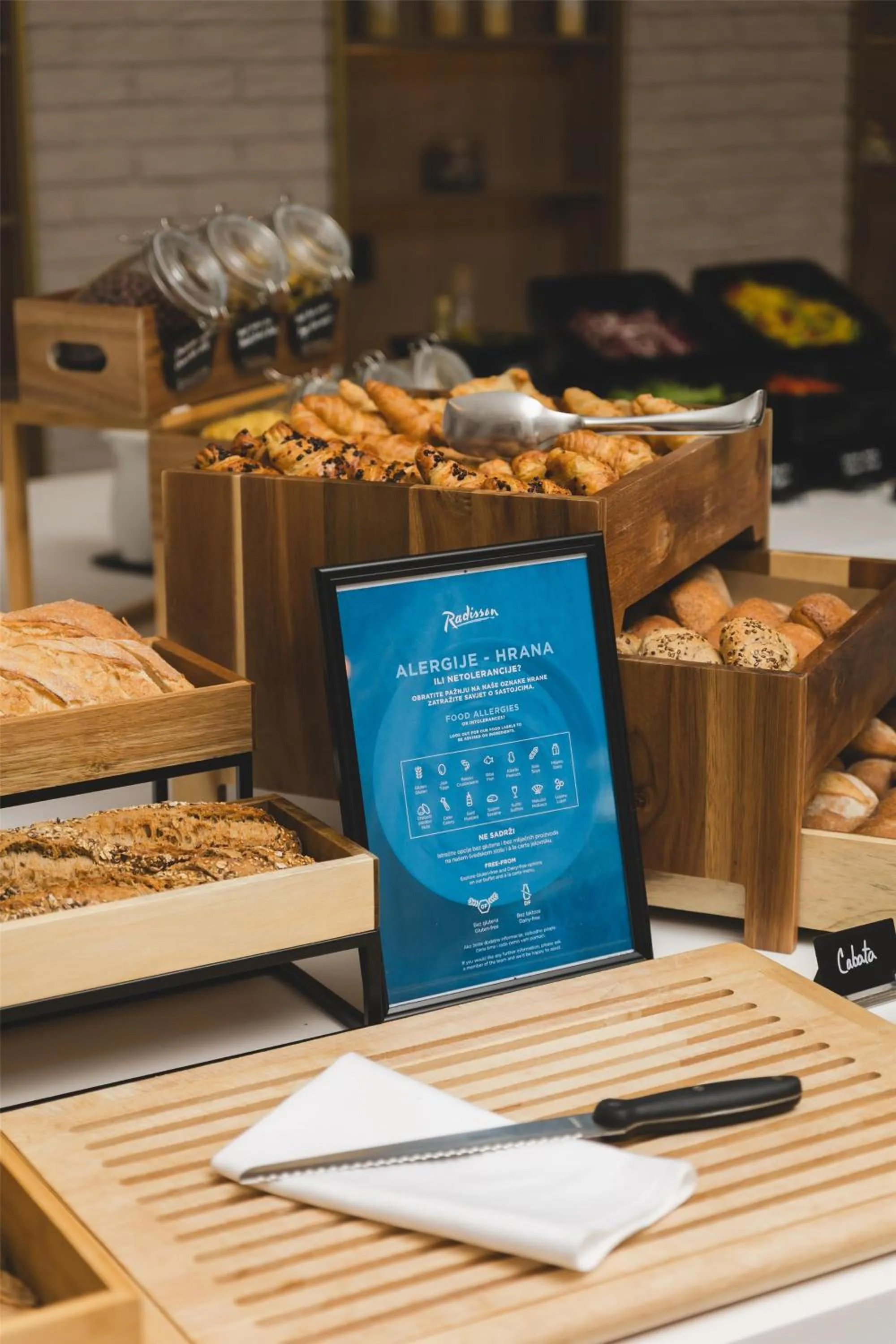 Breakfast in Radisson Resort Ruza Vjetrova