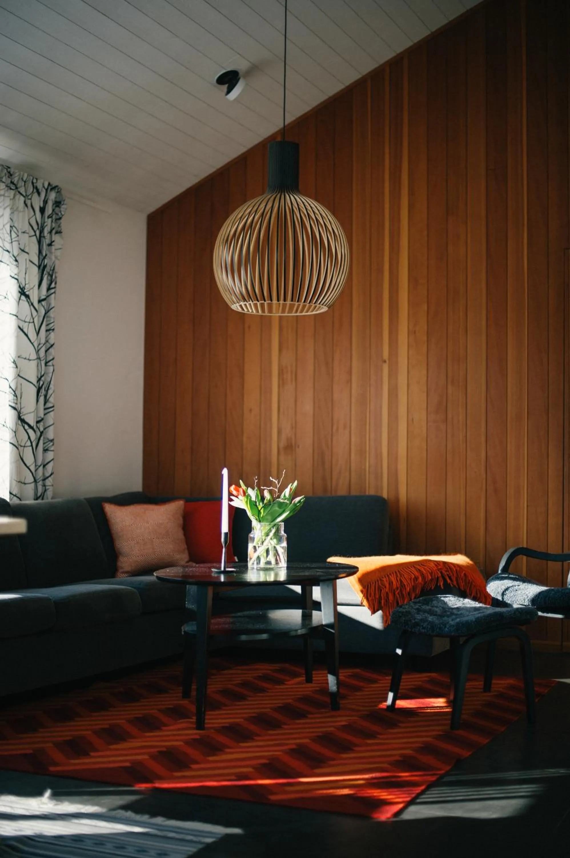 Living room in Fjällfrid stugby