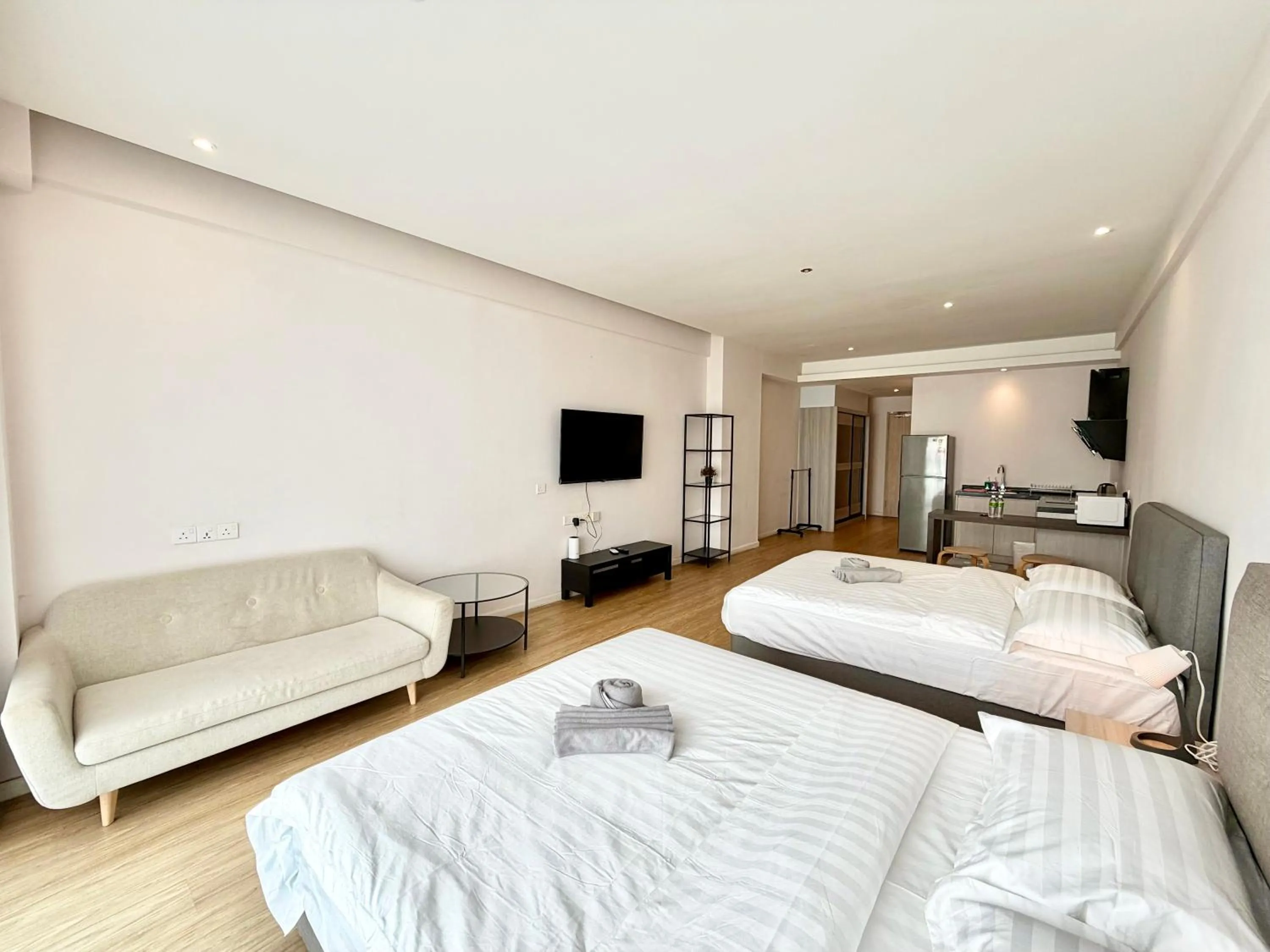 Bedroom, Bed in Deco Home @ Aru Suites