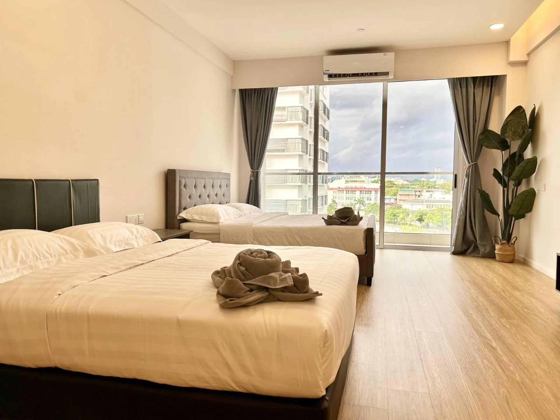 Bedroom, Bed in Deco Home @ Aru Suites