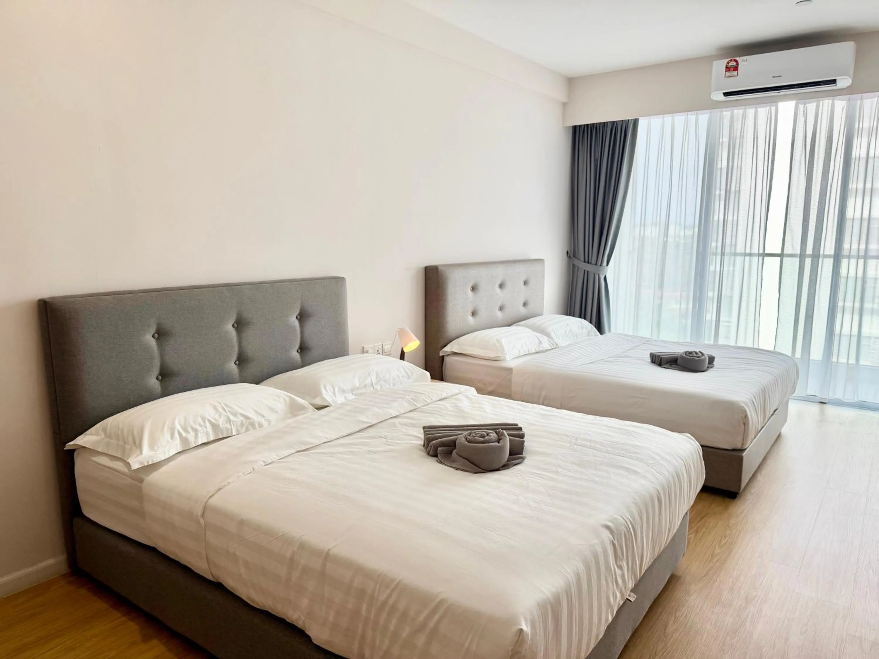 Bedroom, Bed in Deco Home @ Aru Suites