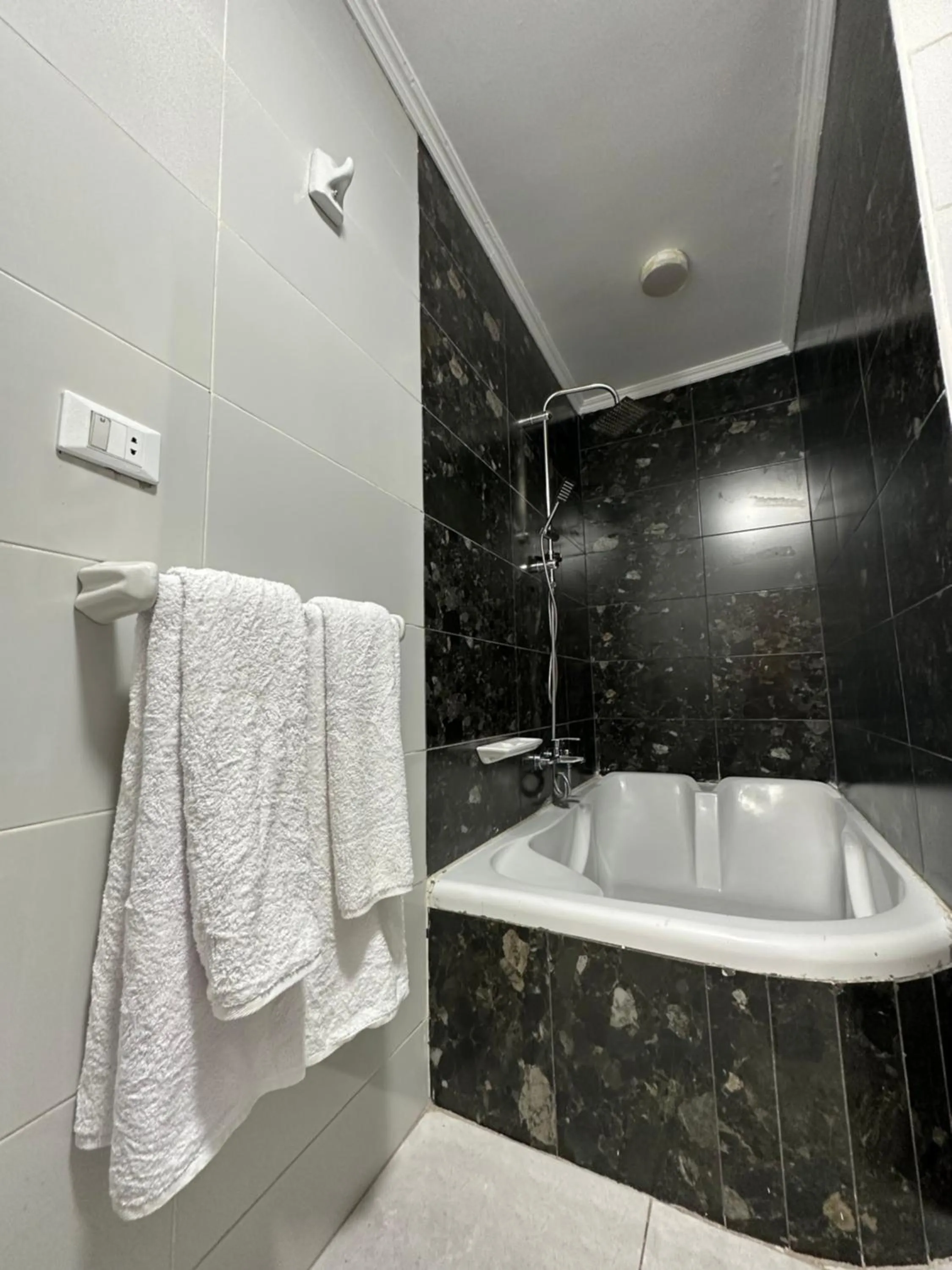 Shower in Crowne Pyramids View inn