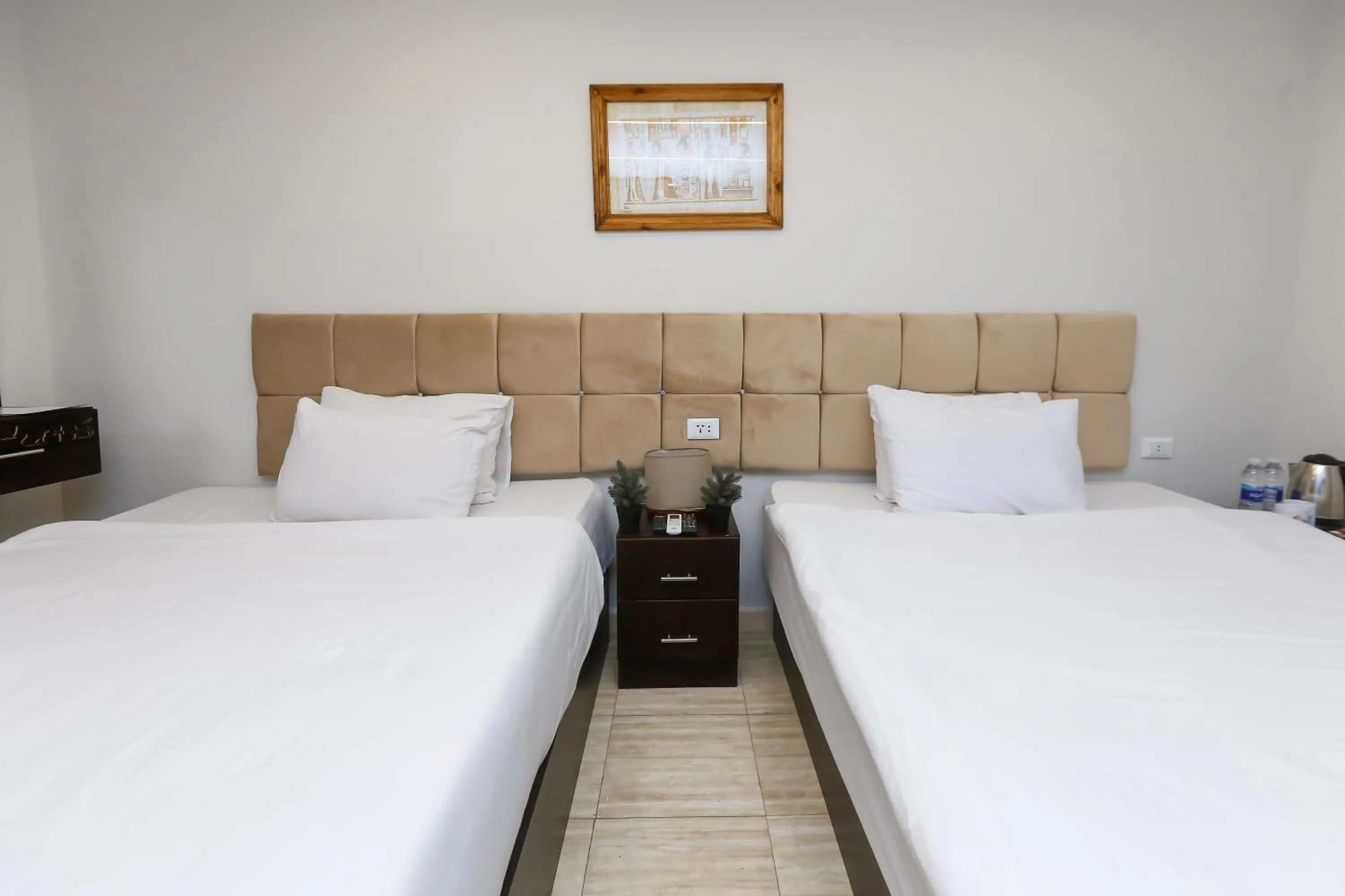 Decorative detail, Bed in Crowne Pyramids View inn