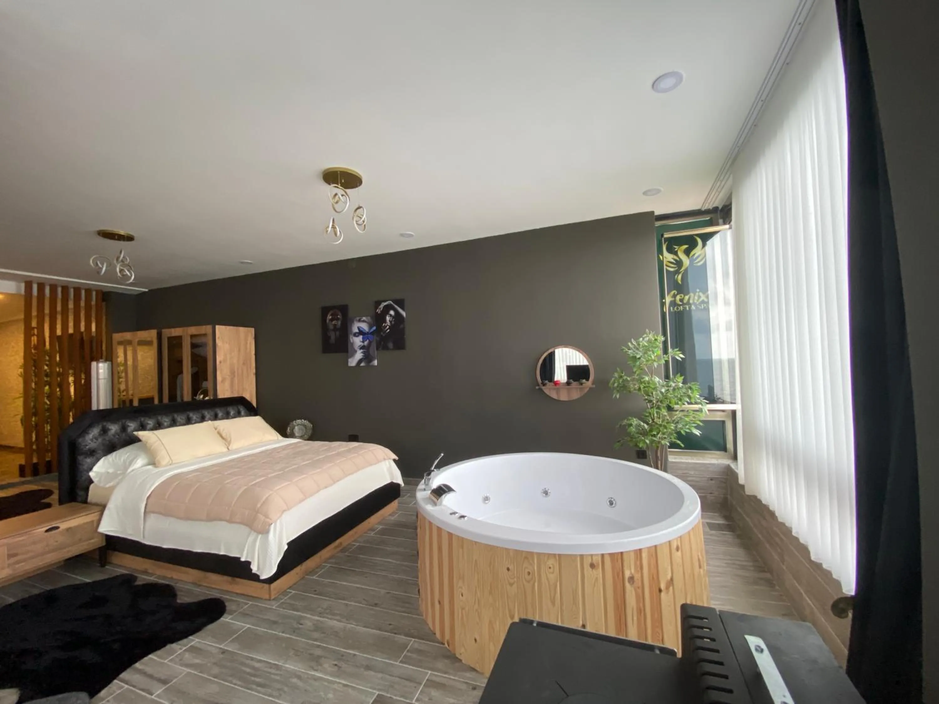Bedroom, Bed in Fenix loft