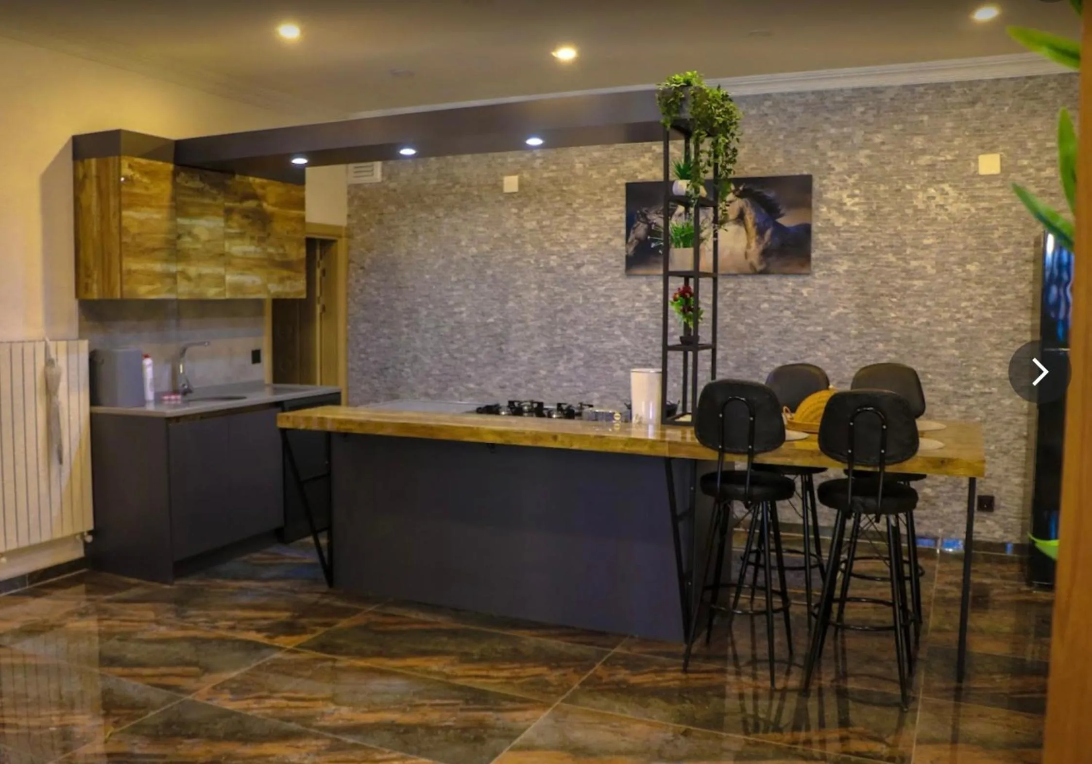 Kitchen or kitchenette in Fenix loft