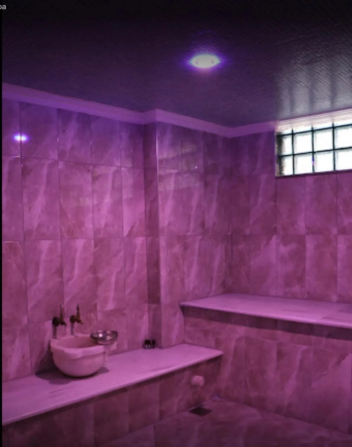 Steam room in Fenix loft