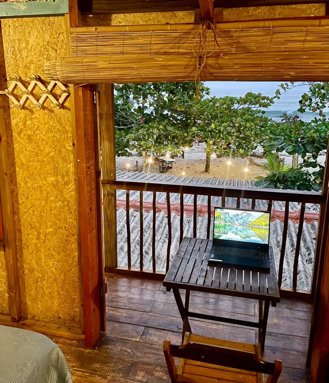 Balcony/Terrace in Shambhala Quarto Ideal para Casal Beira Mar entre Paraty e Ubatuba