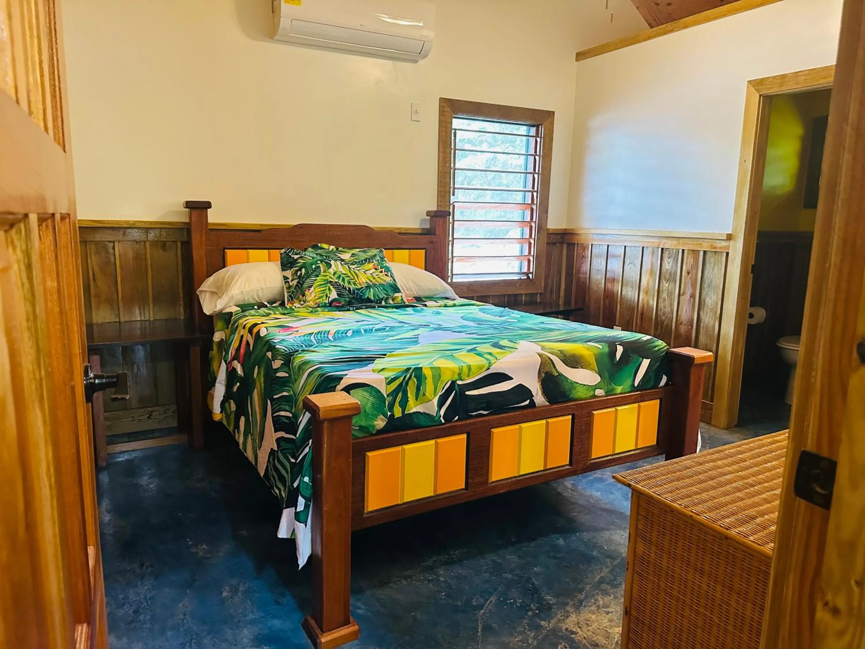 Bed in Howler Landing Vacation Rental