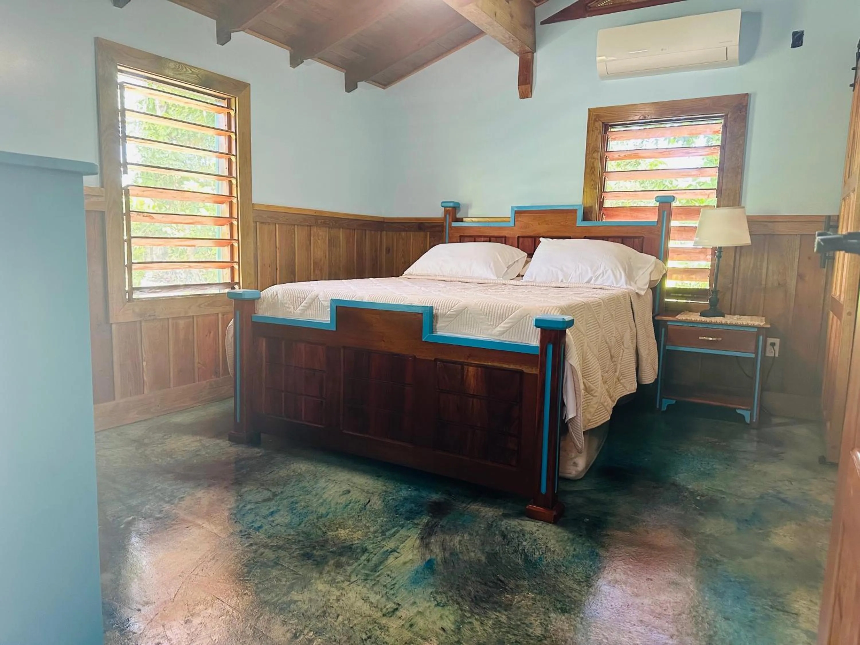 Bed in Howler Landing Vacation Rental