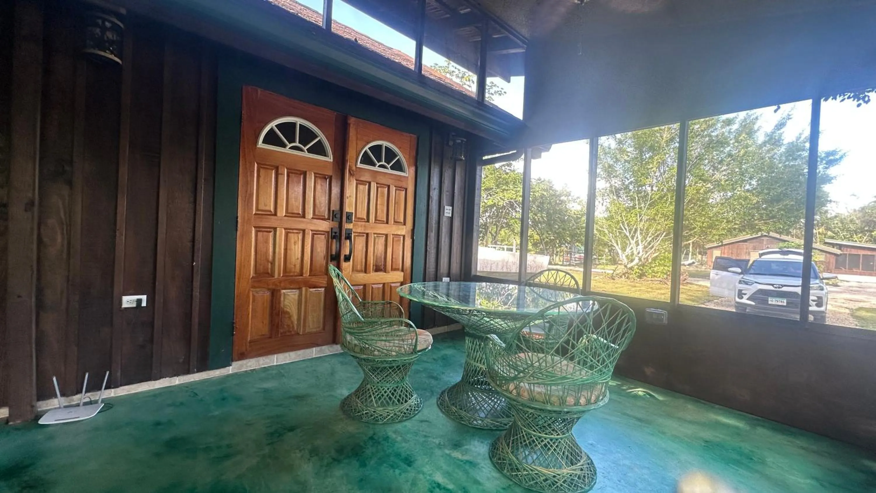 Patio in Howler Landing Vacation Rental