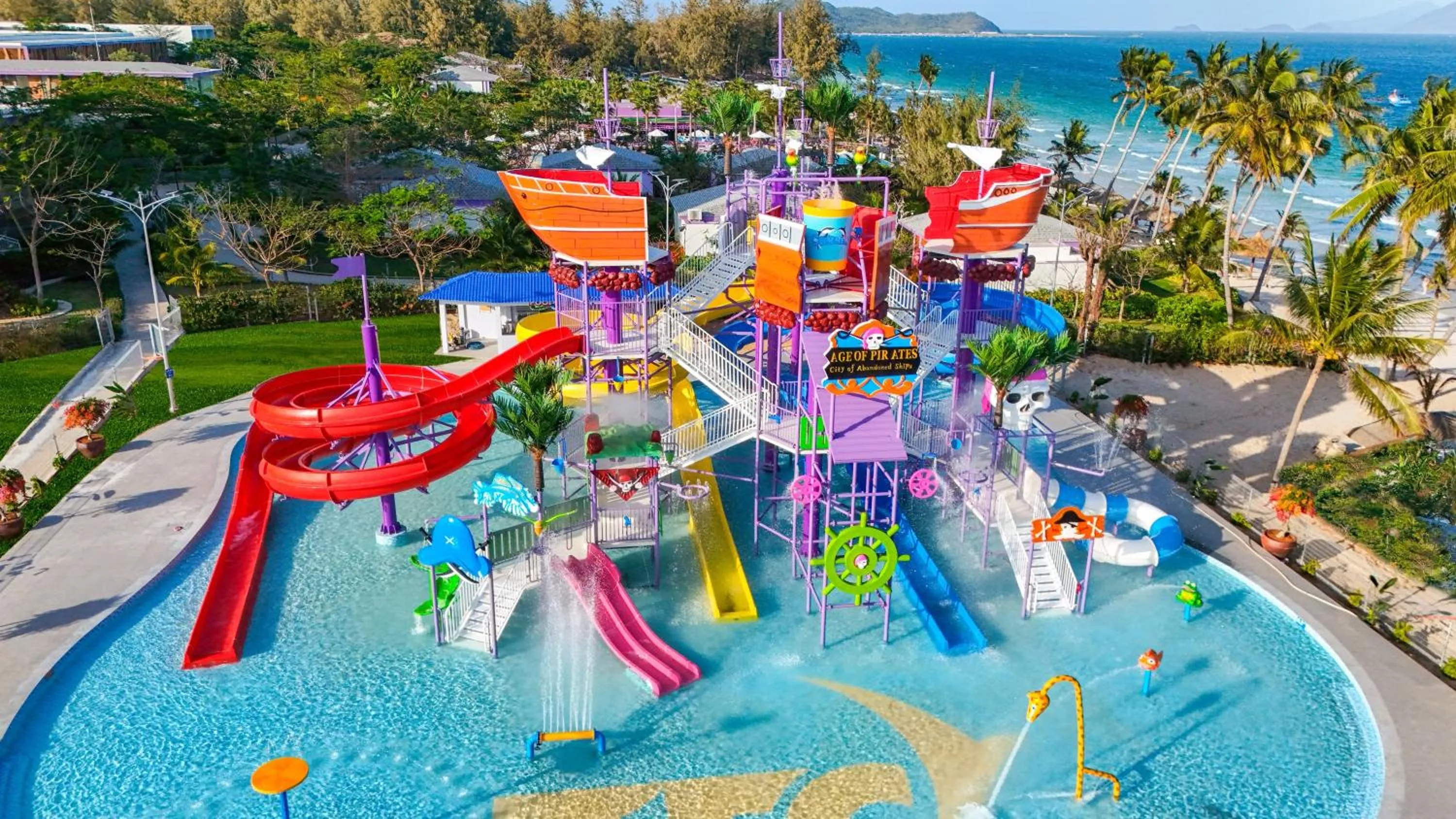 Aqua park in TTC Van Phong Bay Resort - Himalaya Sauna & Steam Retreat Included