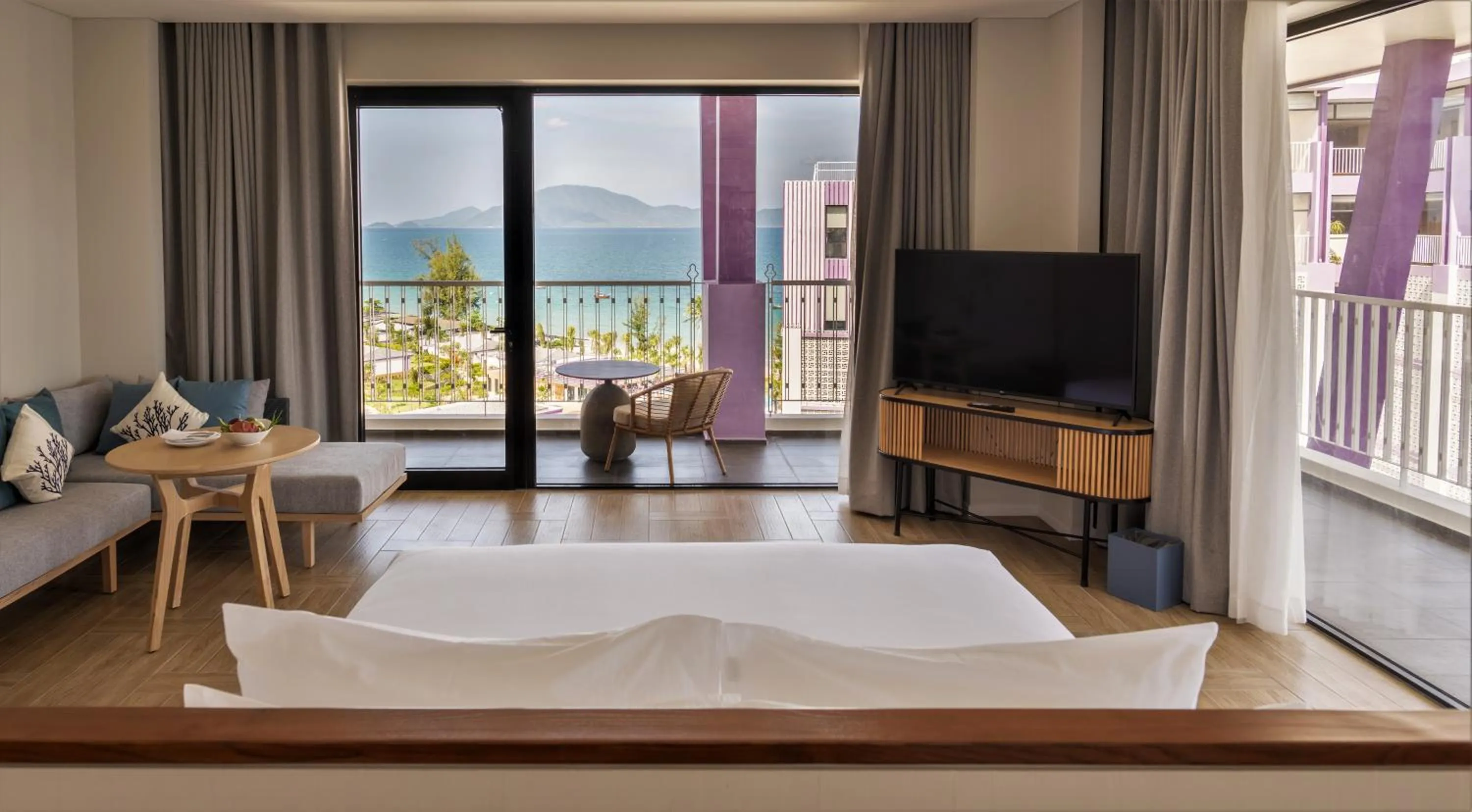 Bed in TTC Van Phong Bay Resort - Himalaya Sauna & Steam Retreat Included