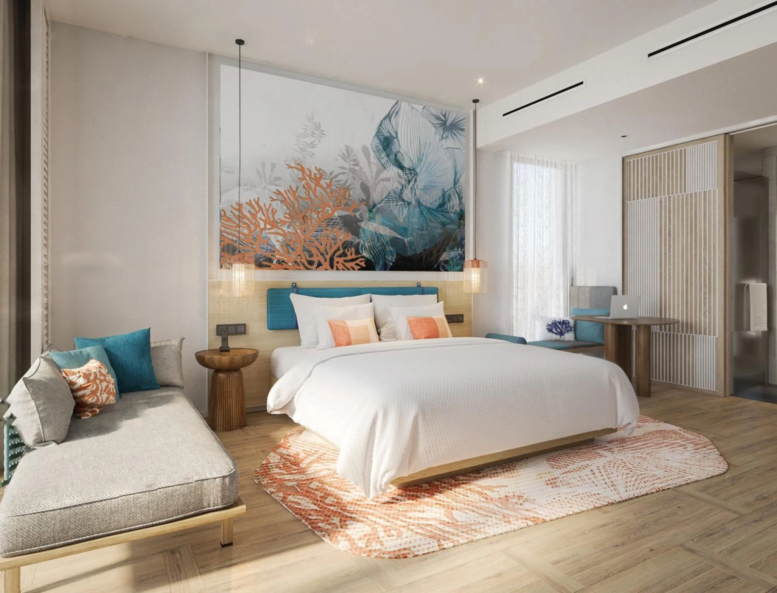 Bed in TTC Van Phong Bay Resort - Himalaya Sauna & Steam Retreat Included