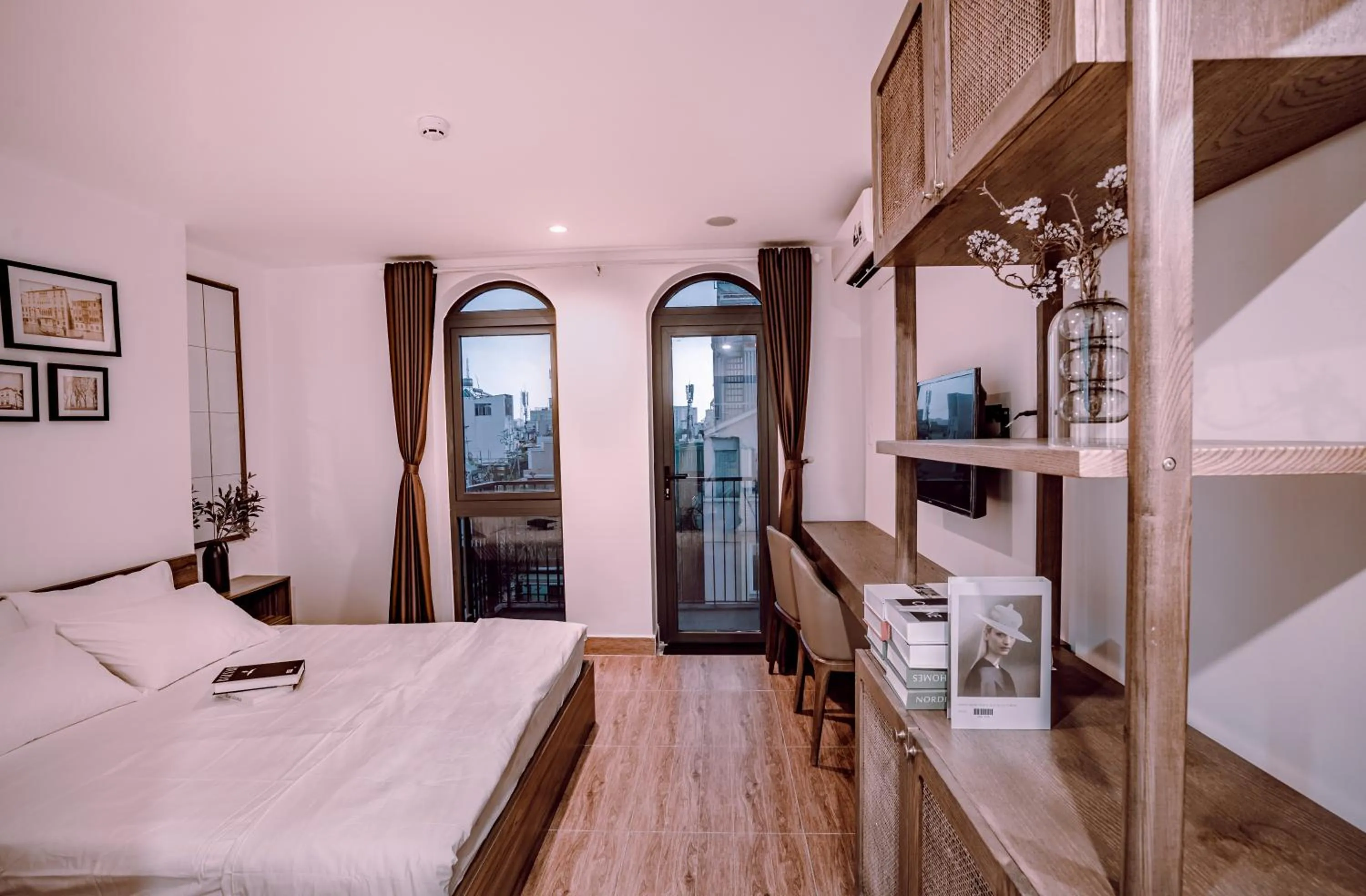 Photo of the whole room, Bed in Mint Hotel Bui Vien Q1