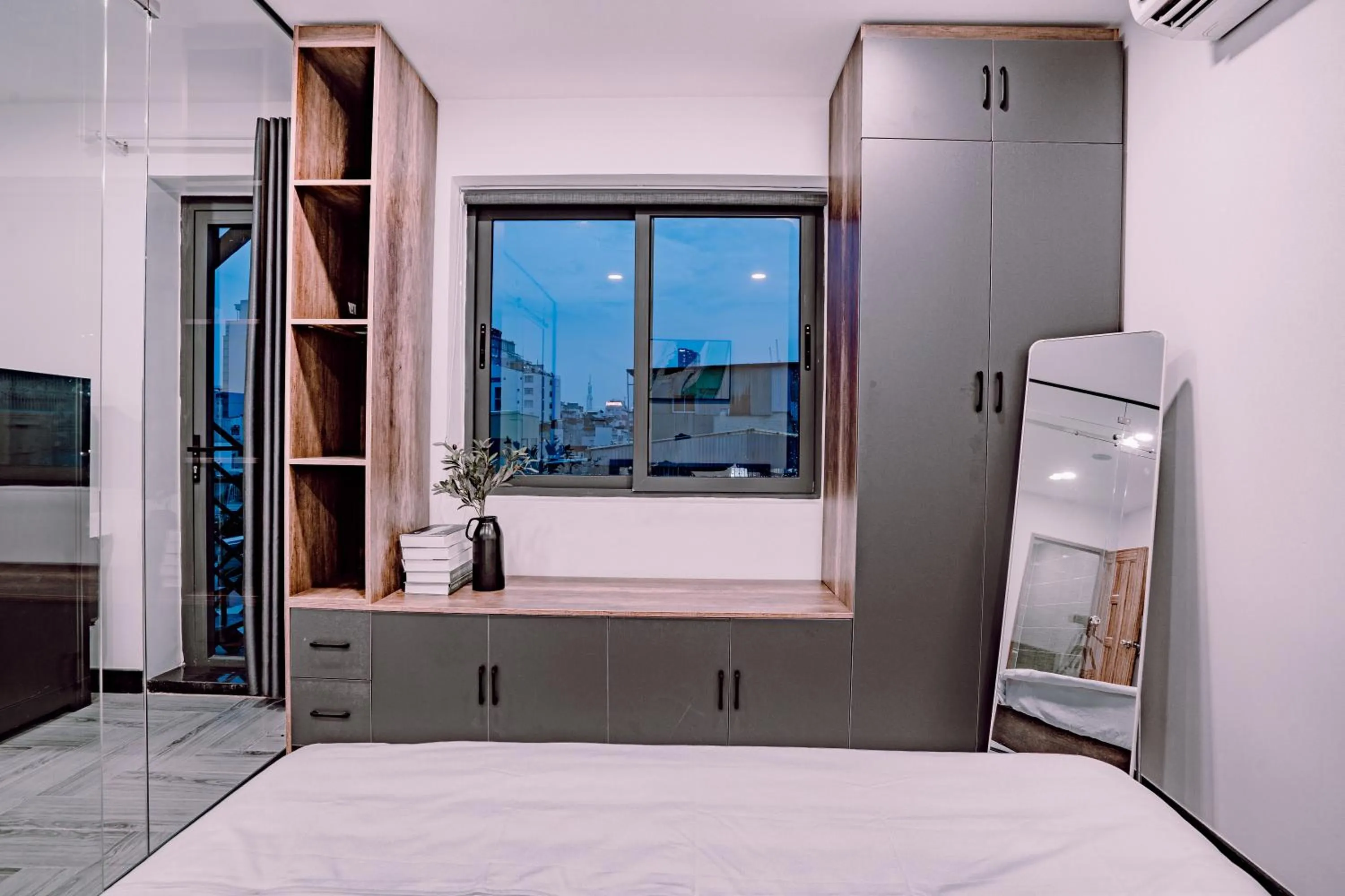 Photo of the whole room, Bed in Mint Hotel Bui Vien Q1