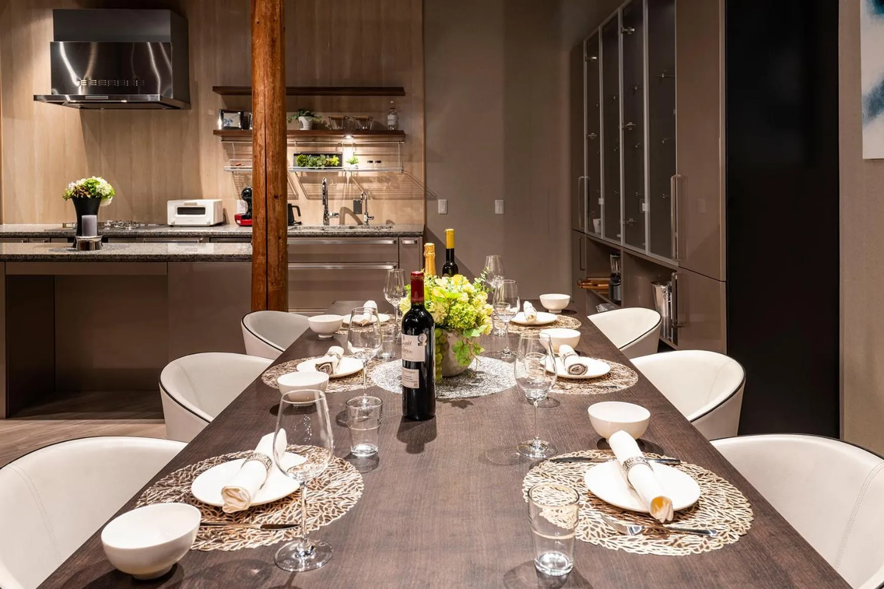 Kitchen or kitchenette in Goshikihama Villa