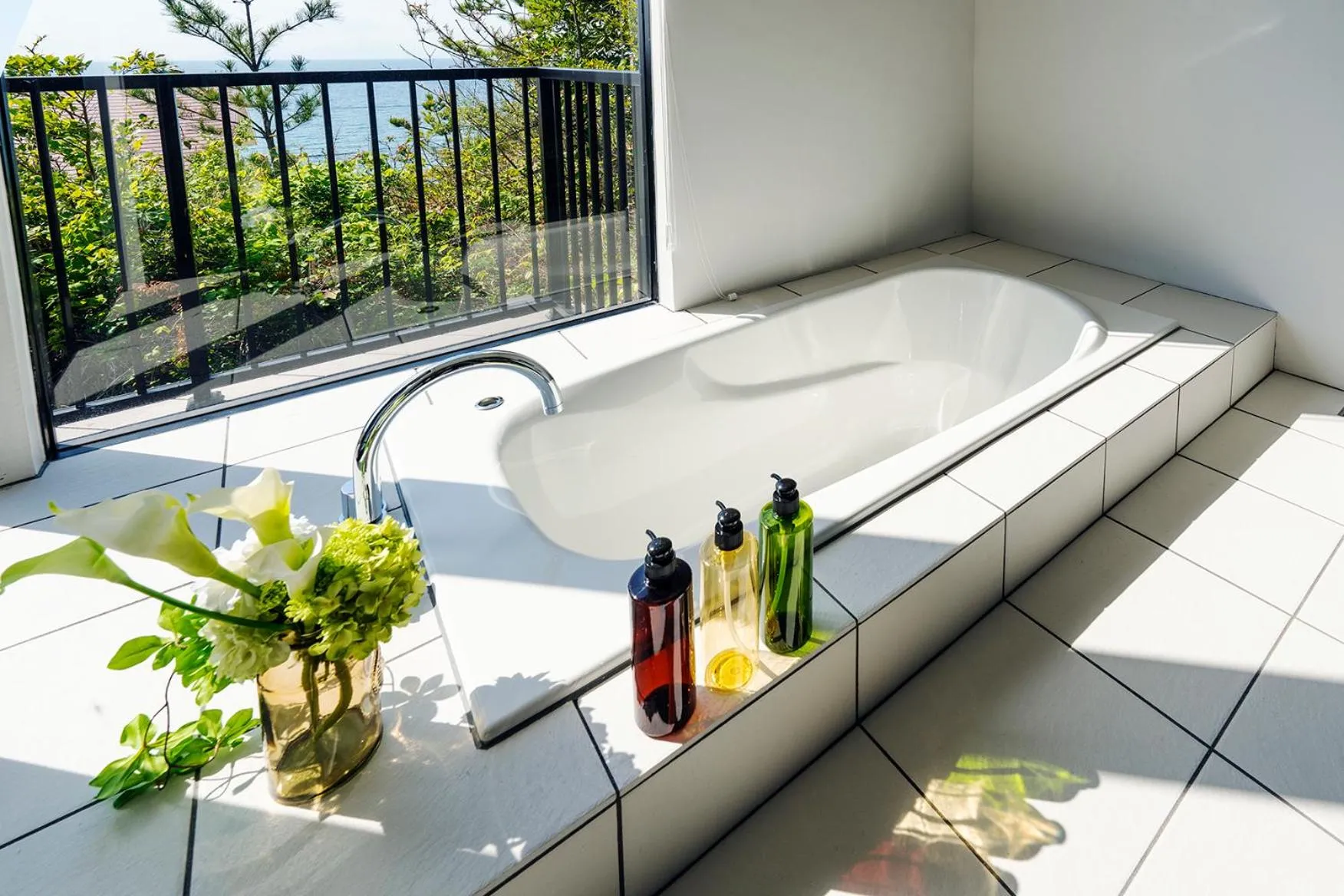 Bath in Goshikihama Villa