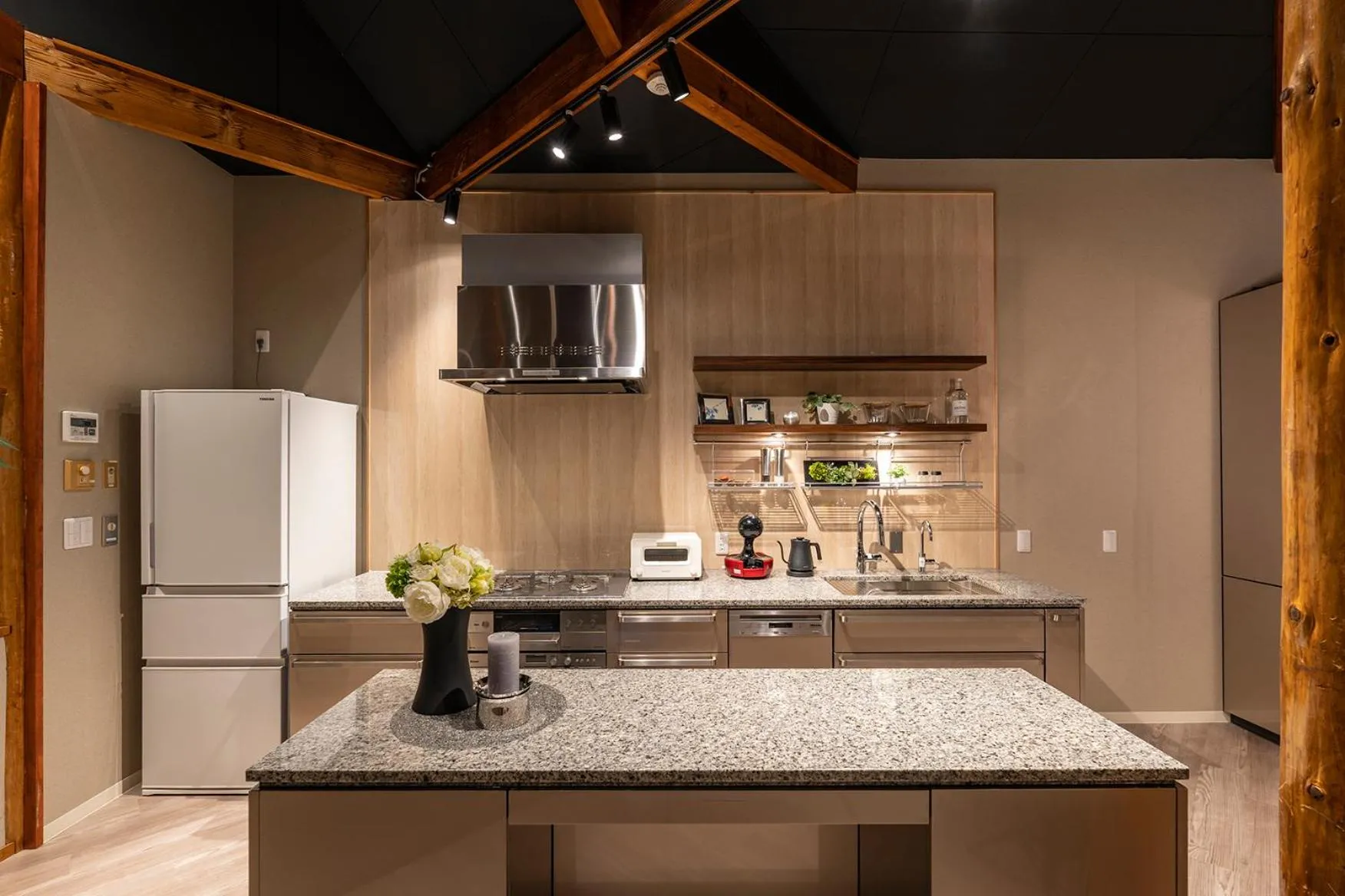 Kitchen or kitchenette in Goshikihama Villa