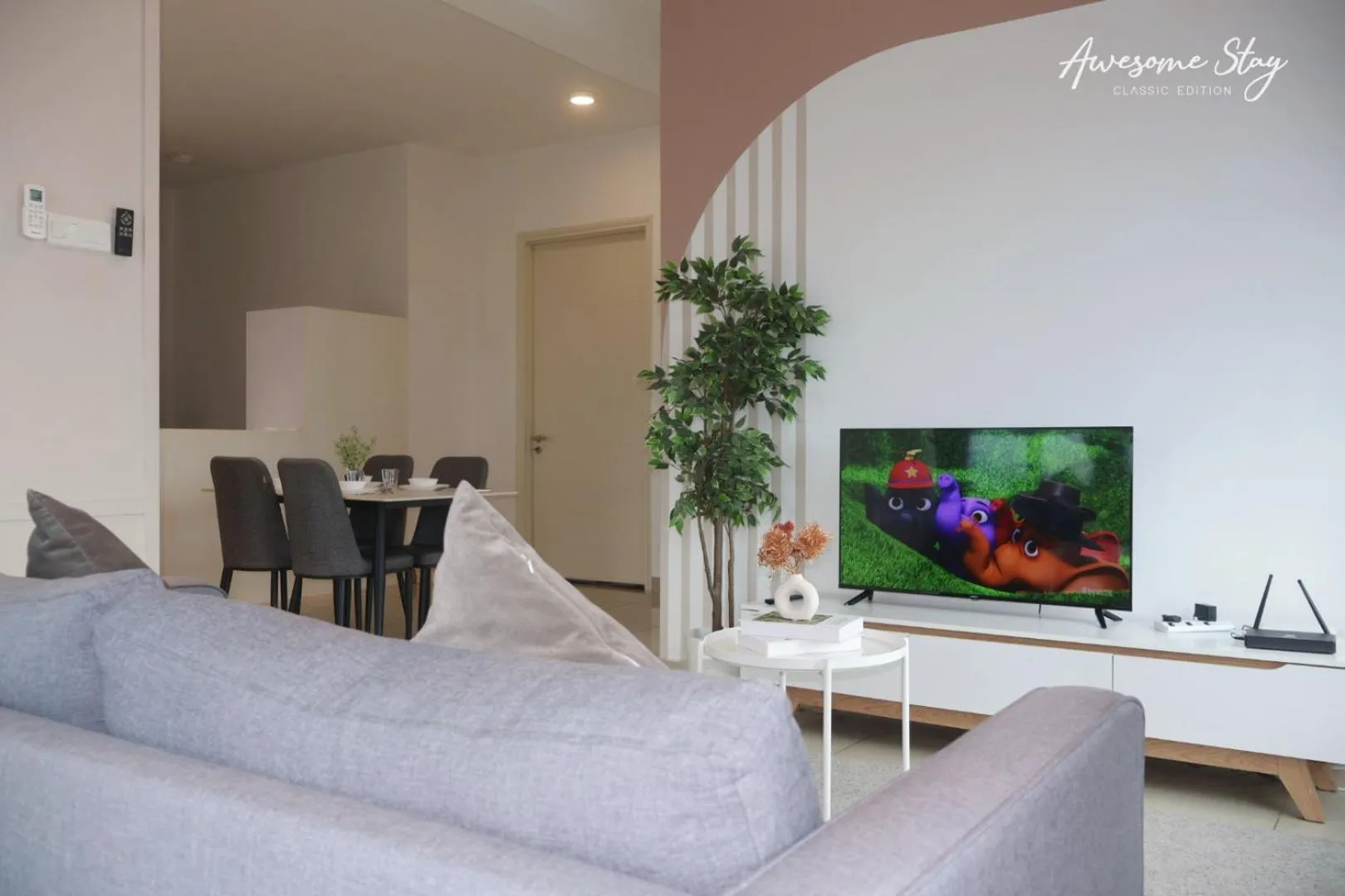 Living room in Arte Plus Ampang By Awesomestay