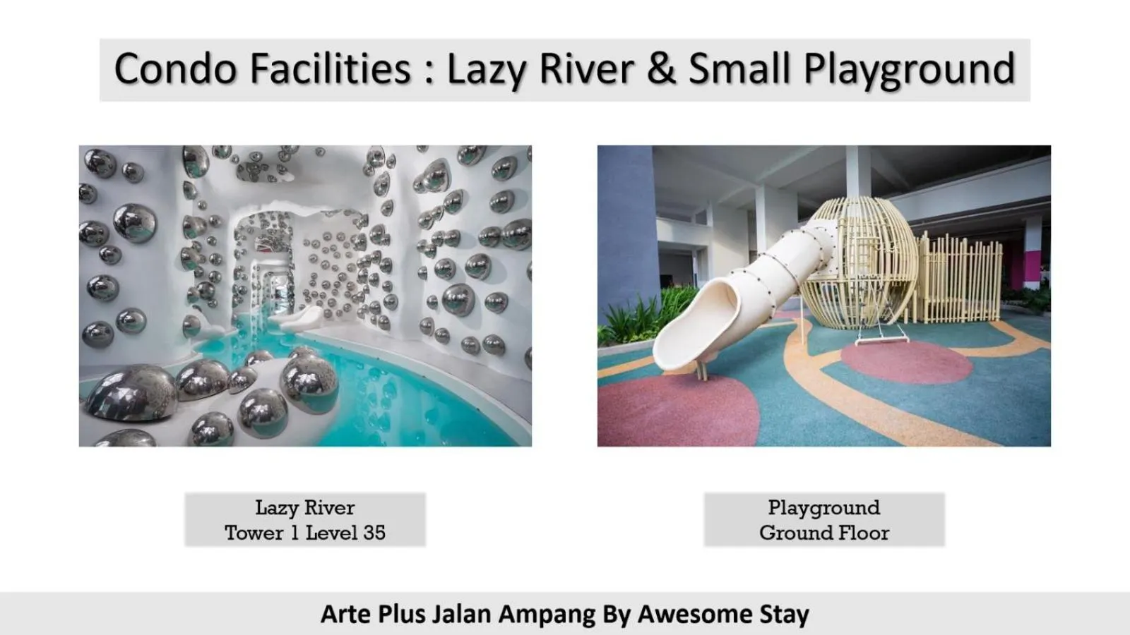 Children play ground in Arte Plus Ampang By Awesomestay