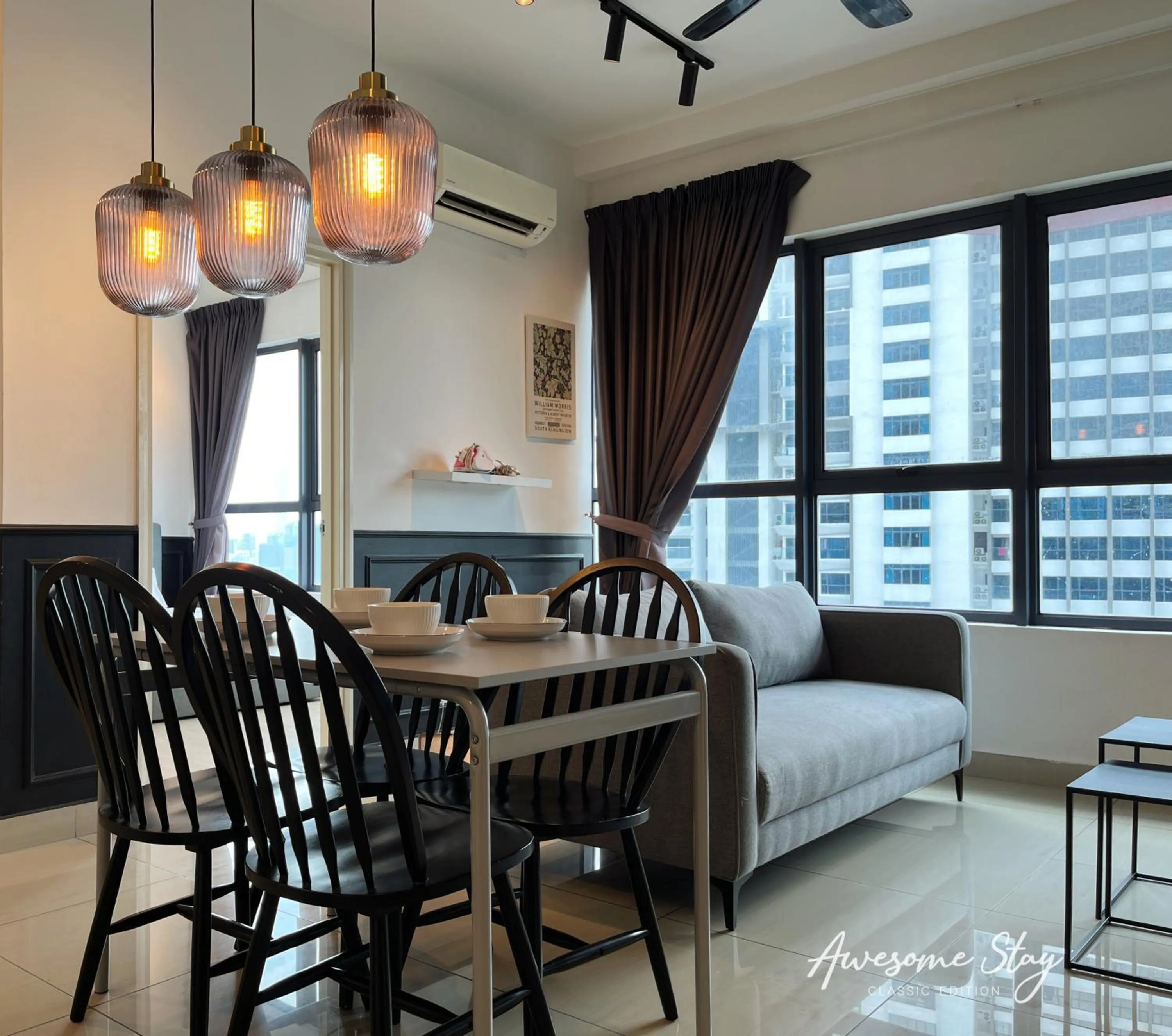 Living room, Bed in Arte Plus Ampang By Awesomestay