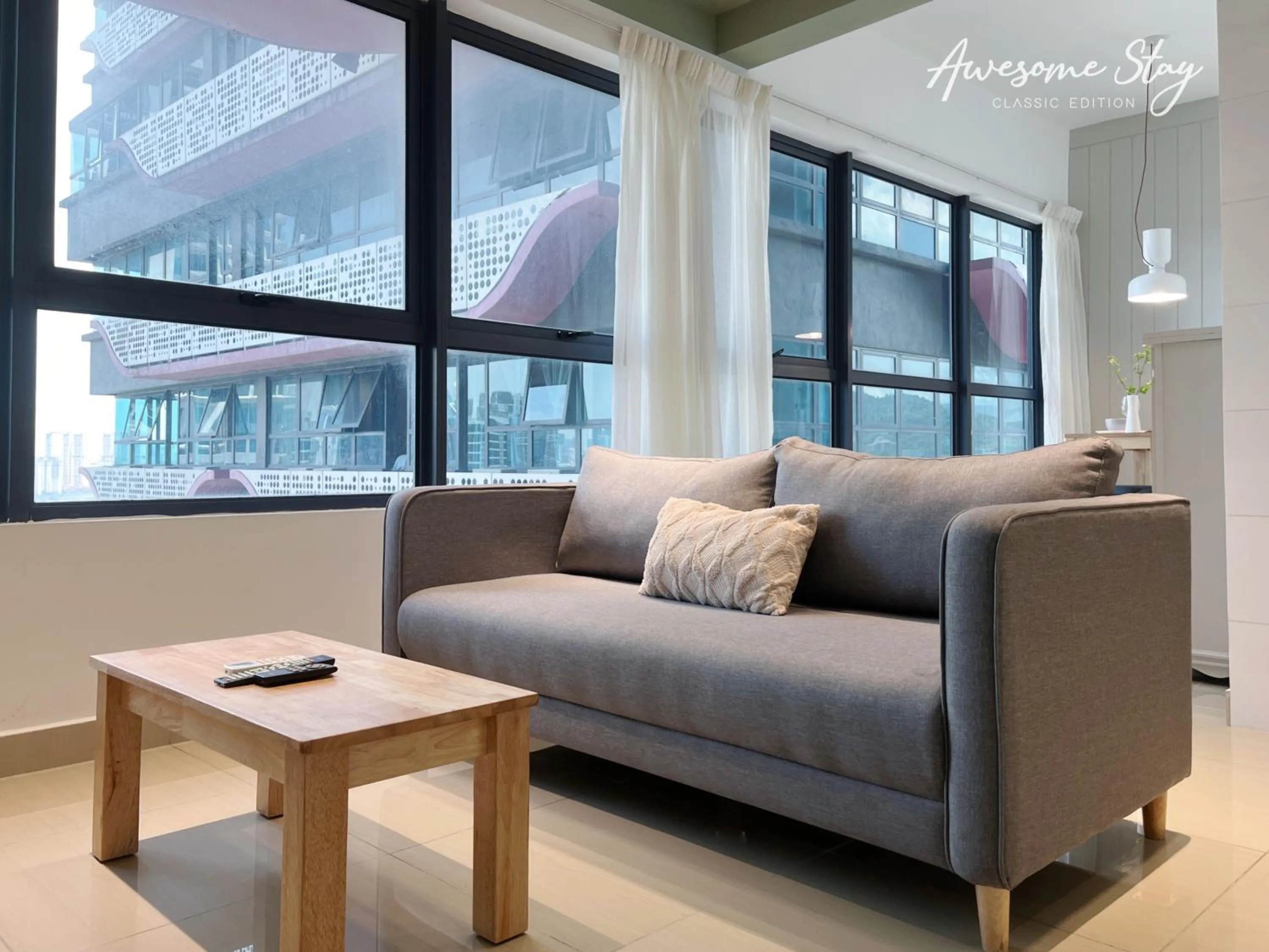 Living room in Arte Plus Ampang By Awesomestay