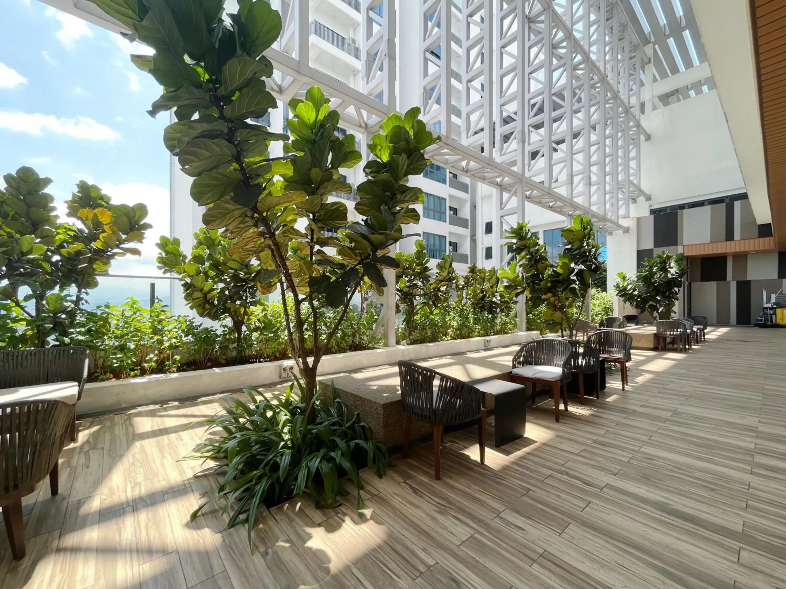 Garden view in The Colony By Infinitum By Awesomestay Garden view in The Colony By Infinitum By Awesomestay