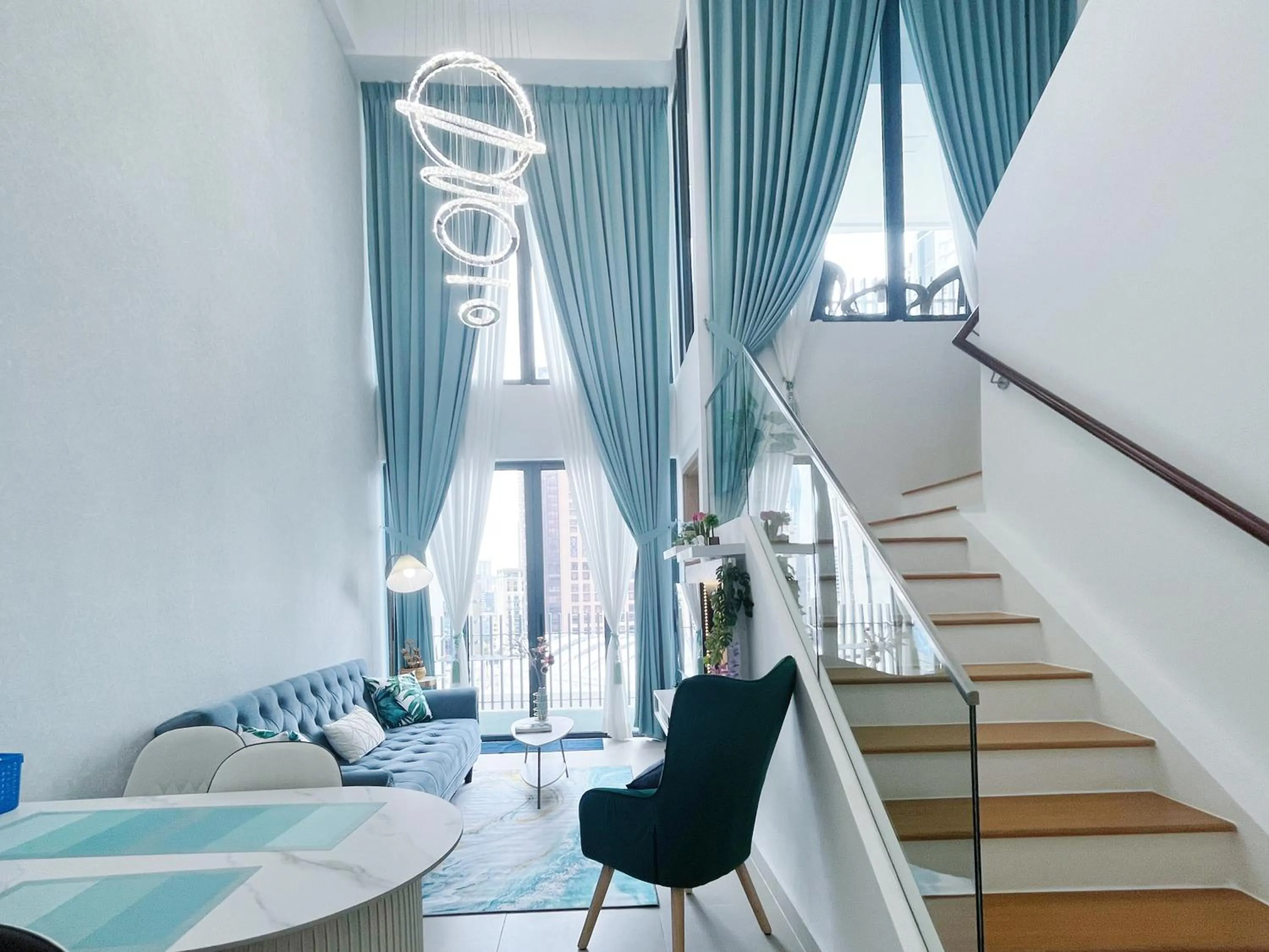 Living room in The Colony By Infinitum By Awesomestay