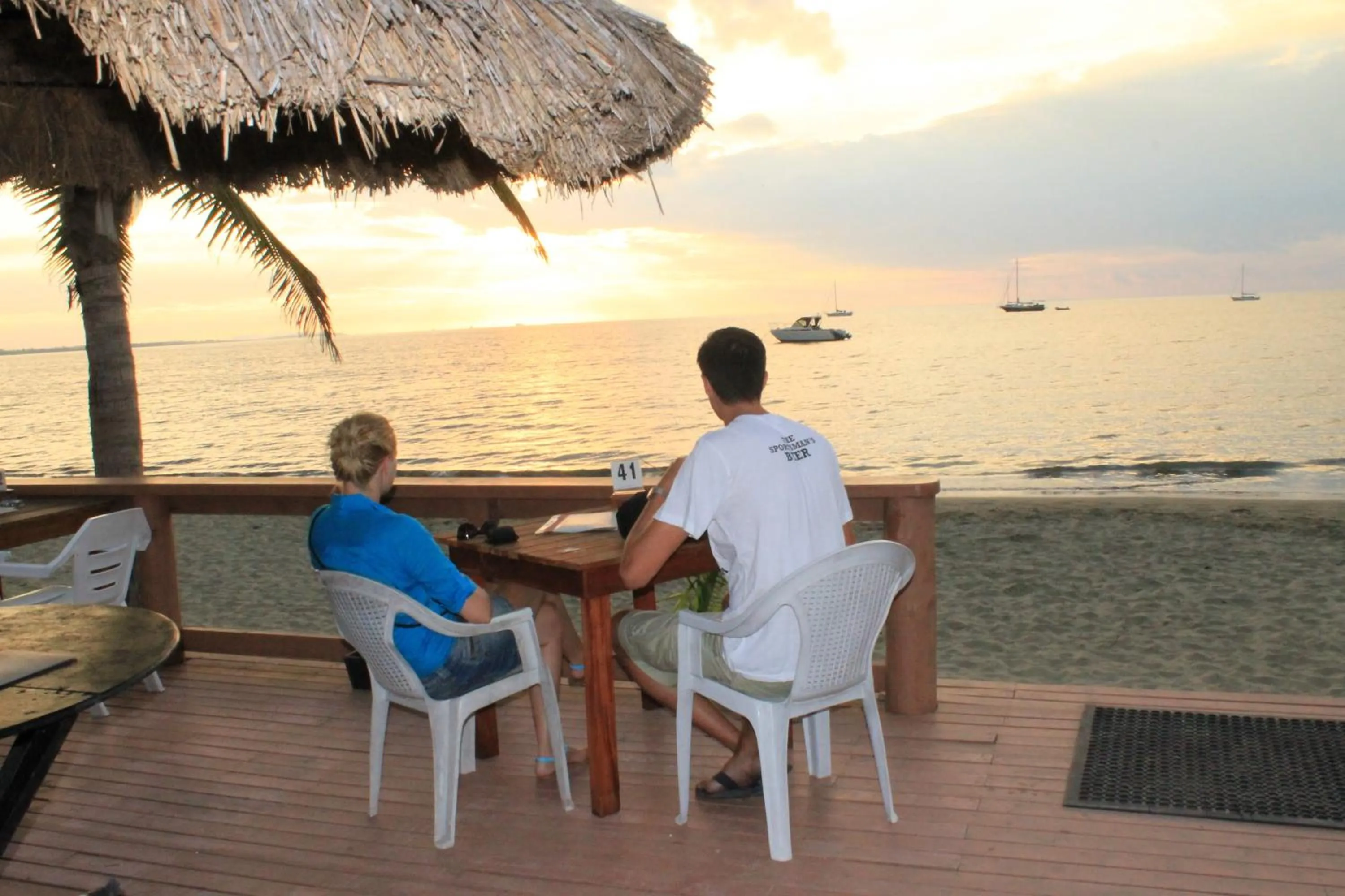 People in Smugglers Cove Beach Resort & Hotel