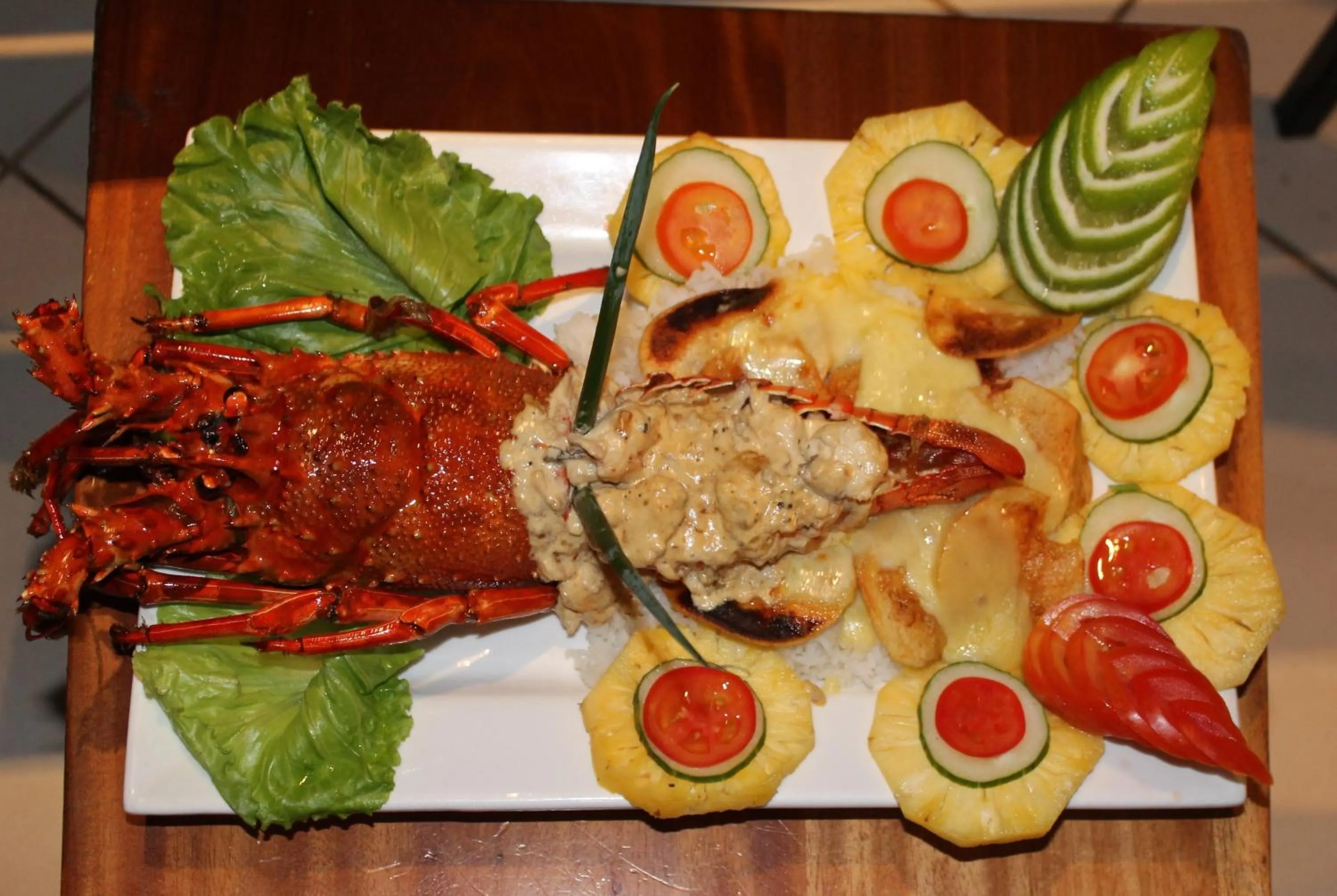 Food close-up in Smugglers Cove Beach Resort & Hotel