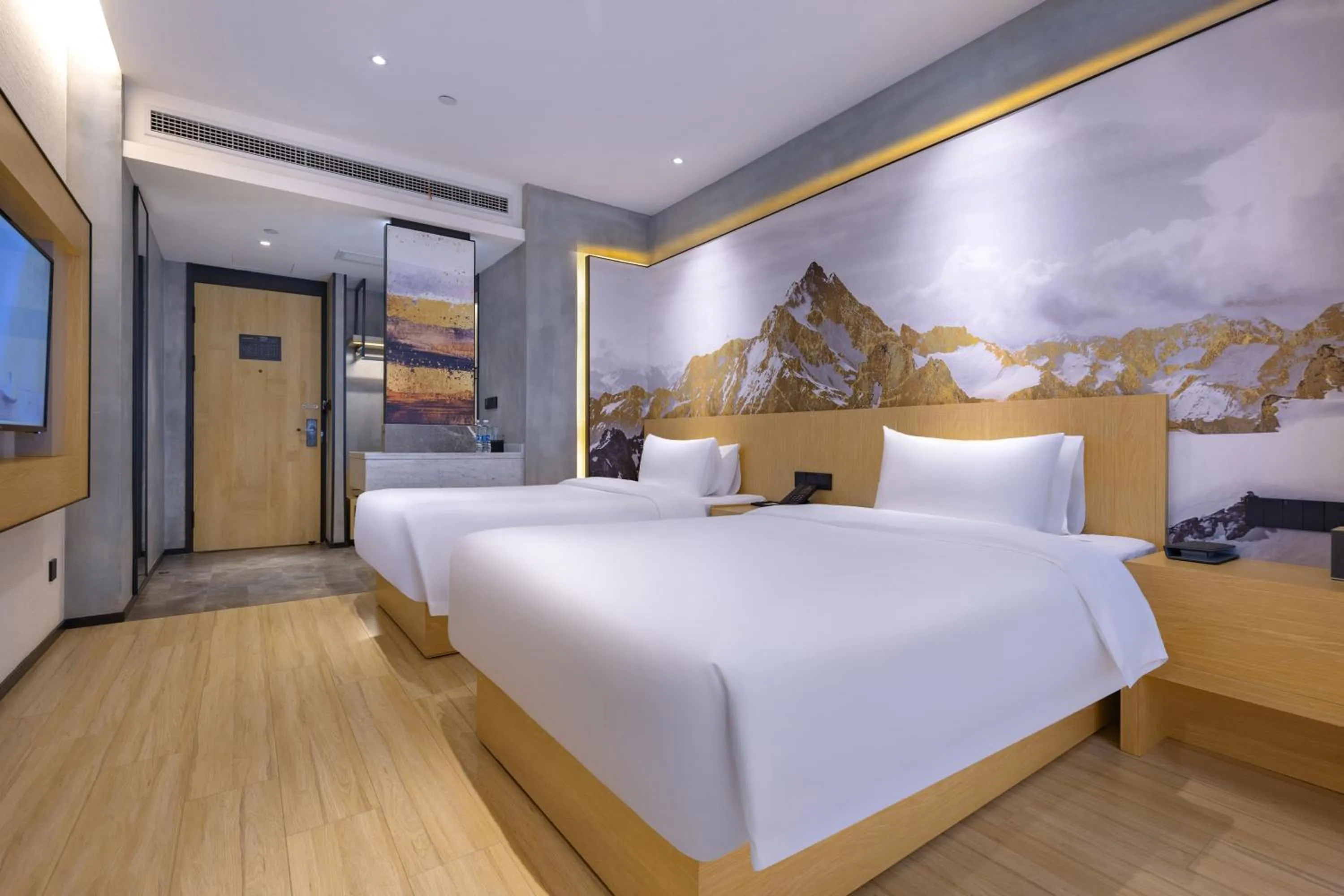 Bed in Tuke China Hotel -Wenzhou South Bus Terminal