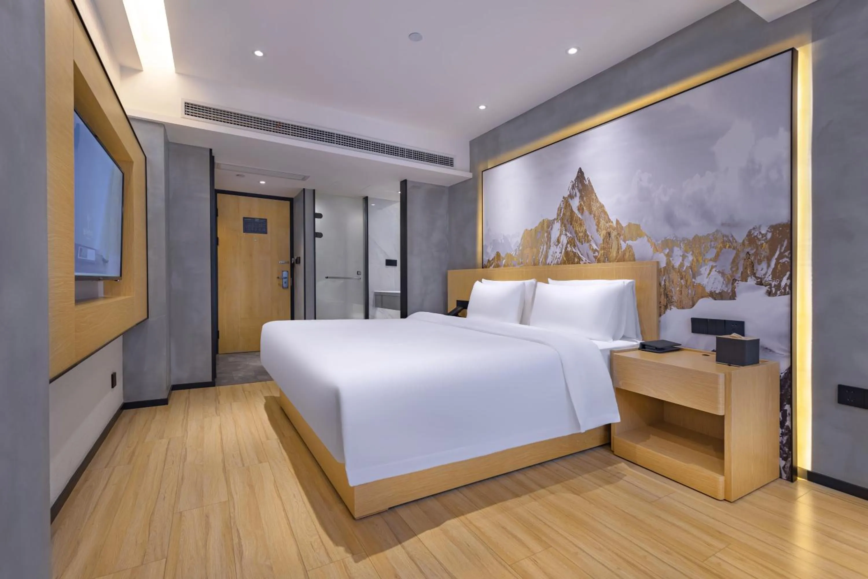 Bed in Tuke China Hotel -Wenzhou South Bus Terminal