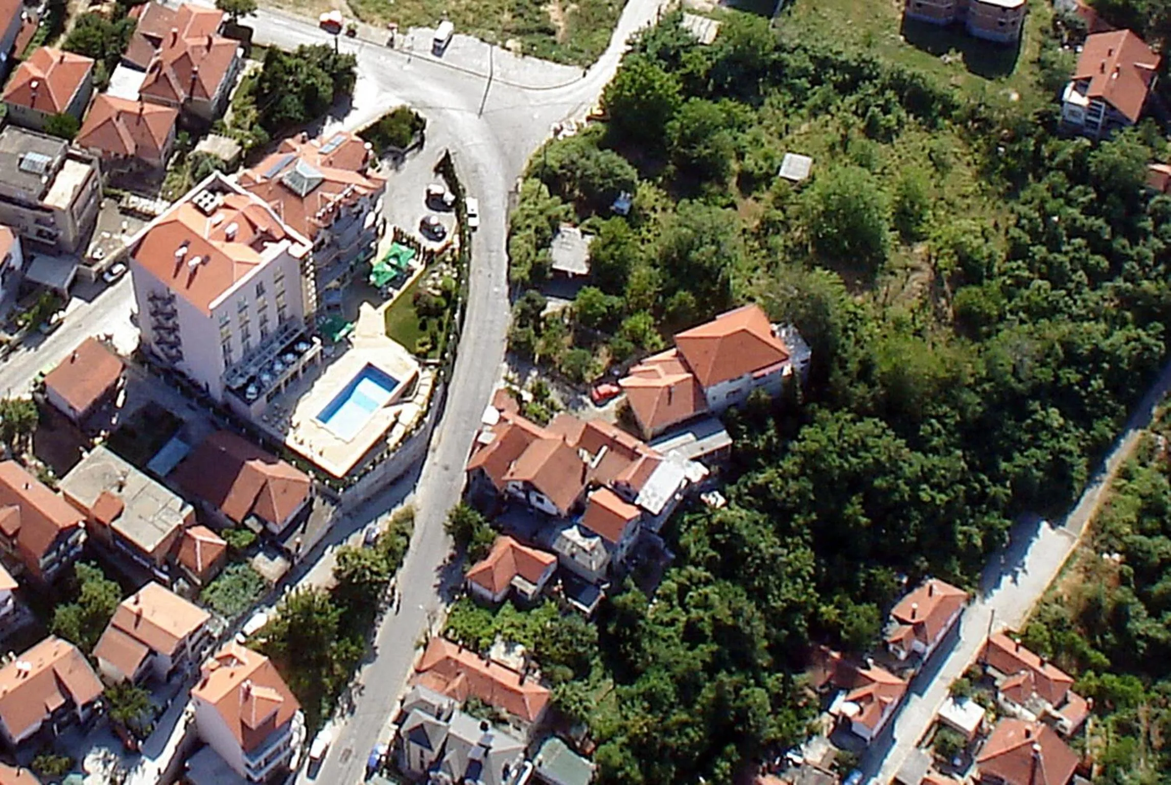 Bird's eye view in Hotel Marica