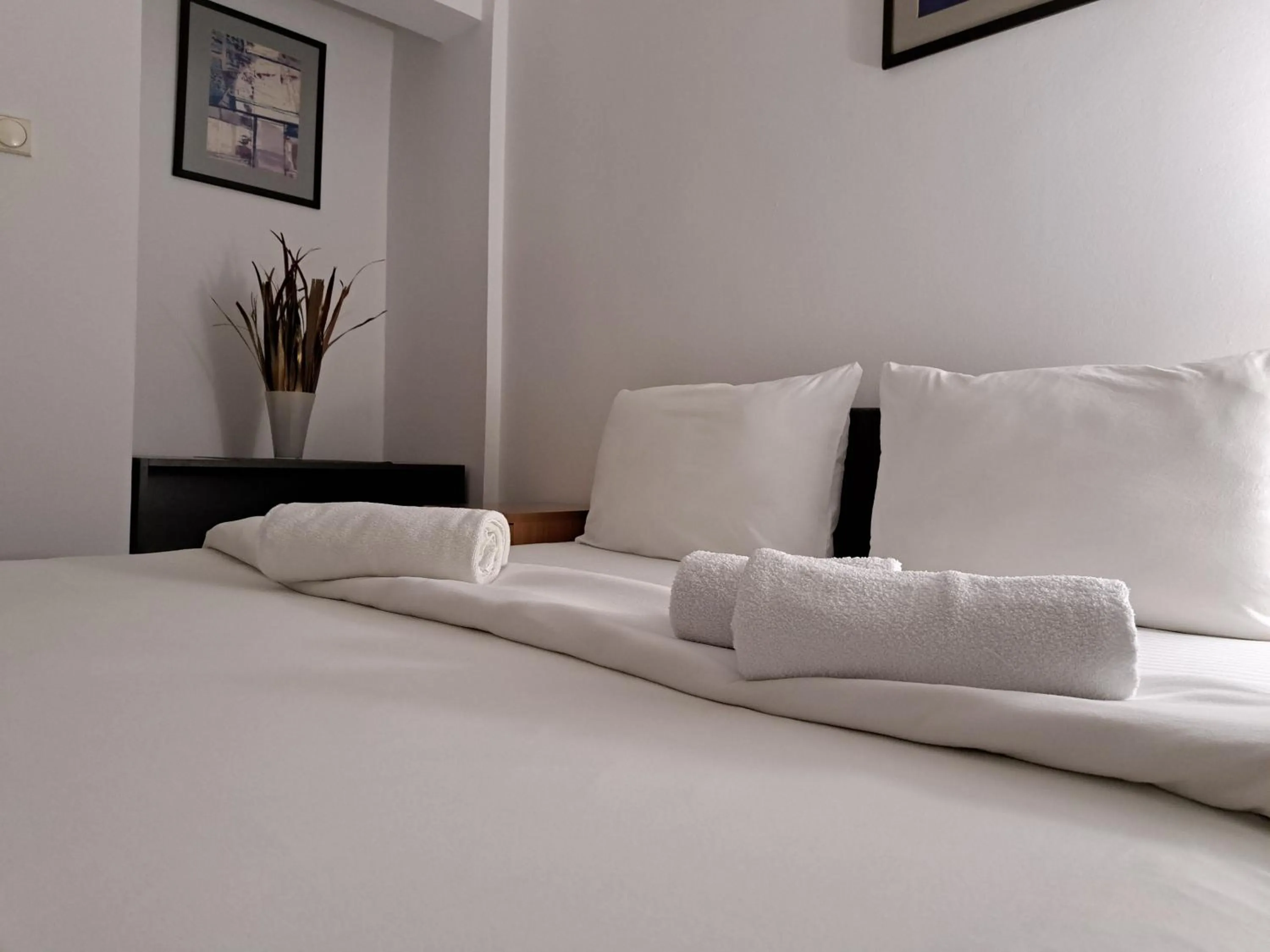 Bed in Hotel Marica