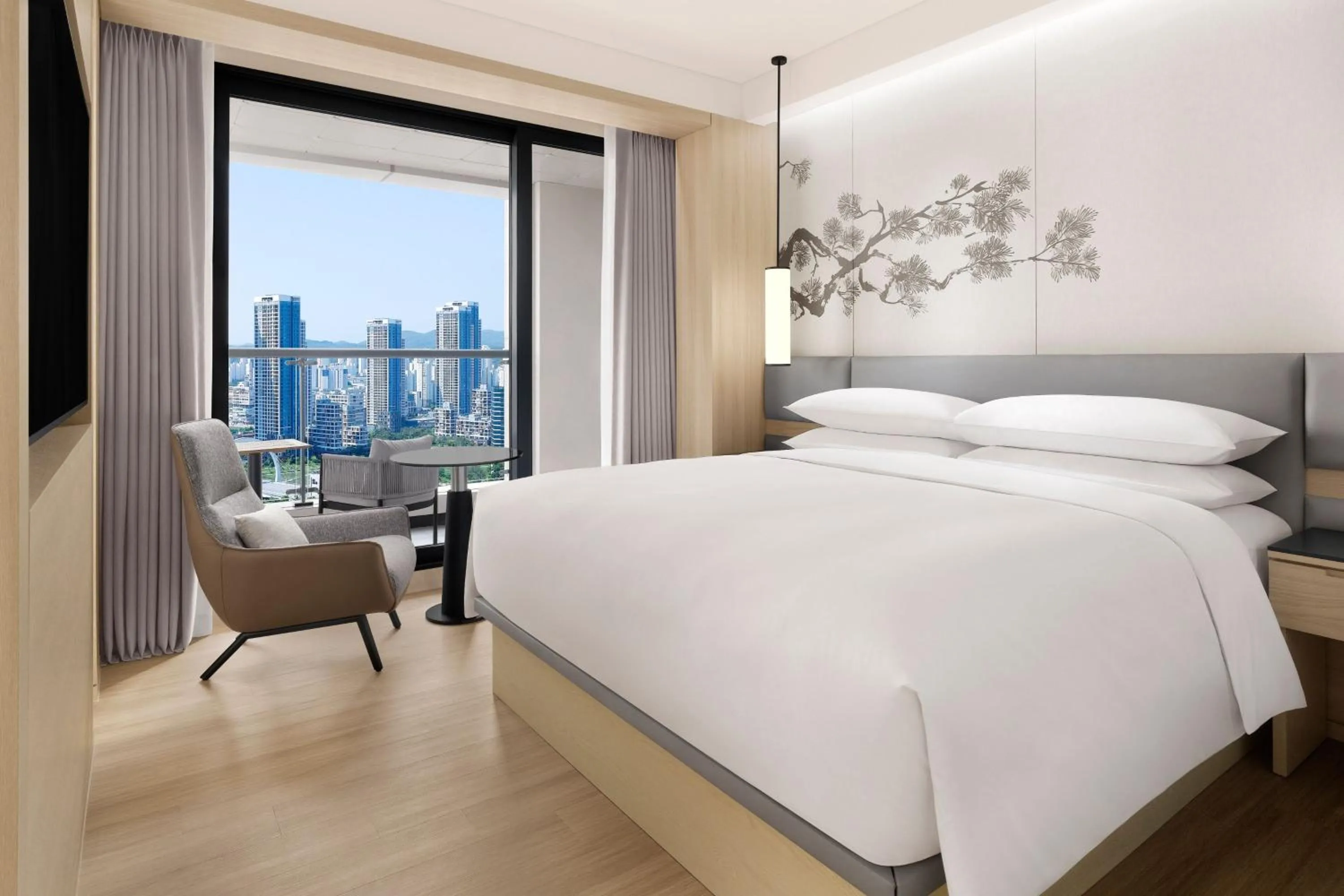 Photo of the whole room, Bed in Courtyard by Marriott Sejong