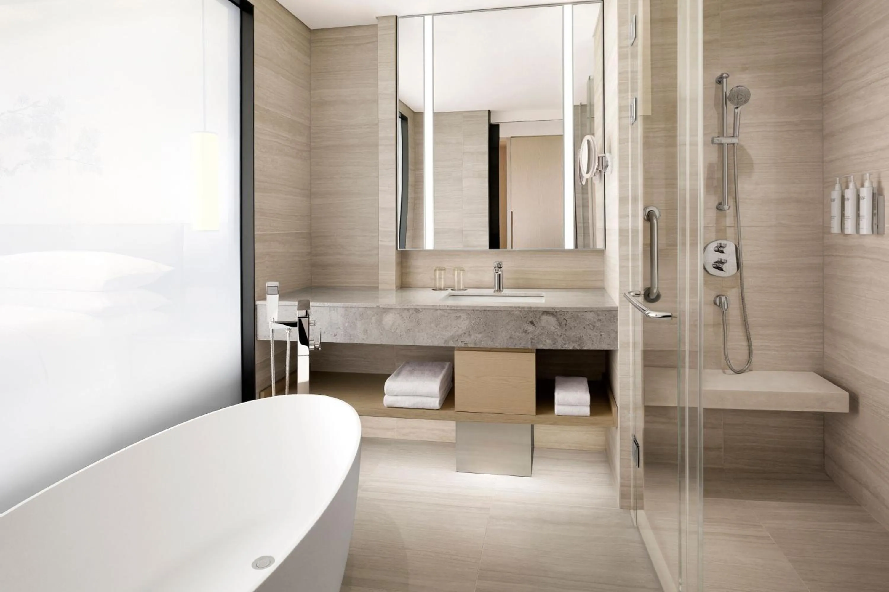 Bathroom in Courtyard by Marriott Sejong