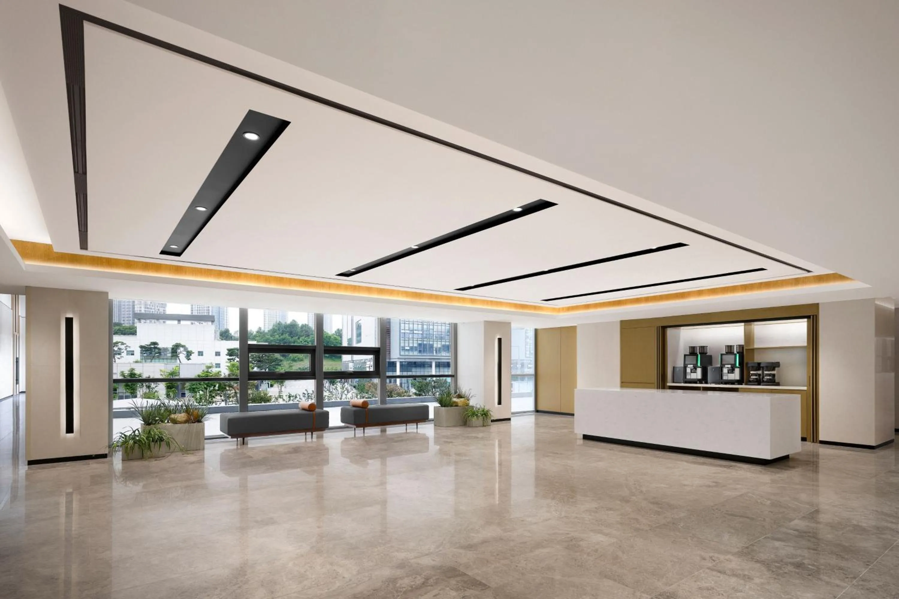 Lobby or reception in Courtyard by Marriott Sejong