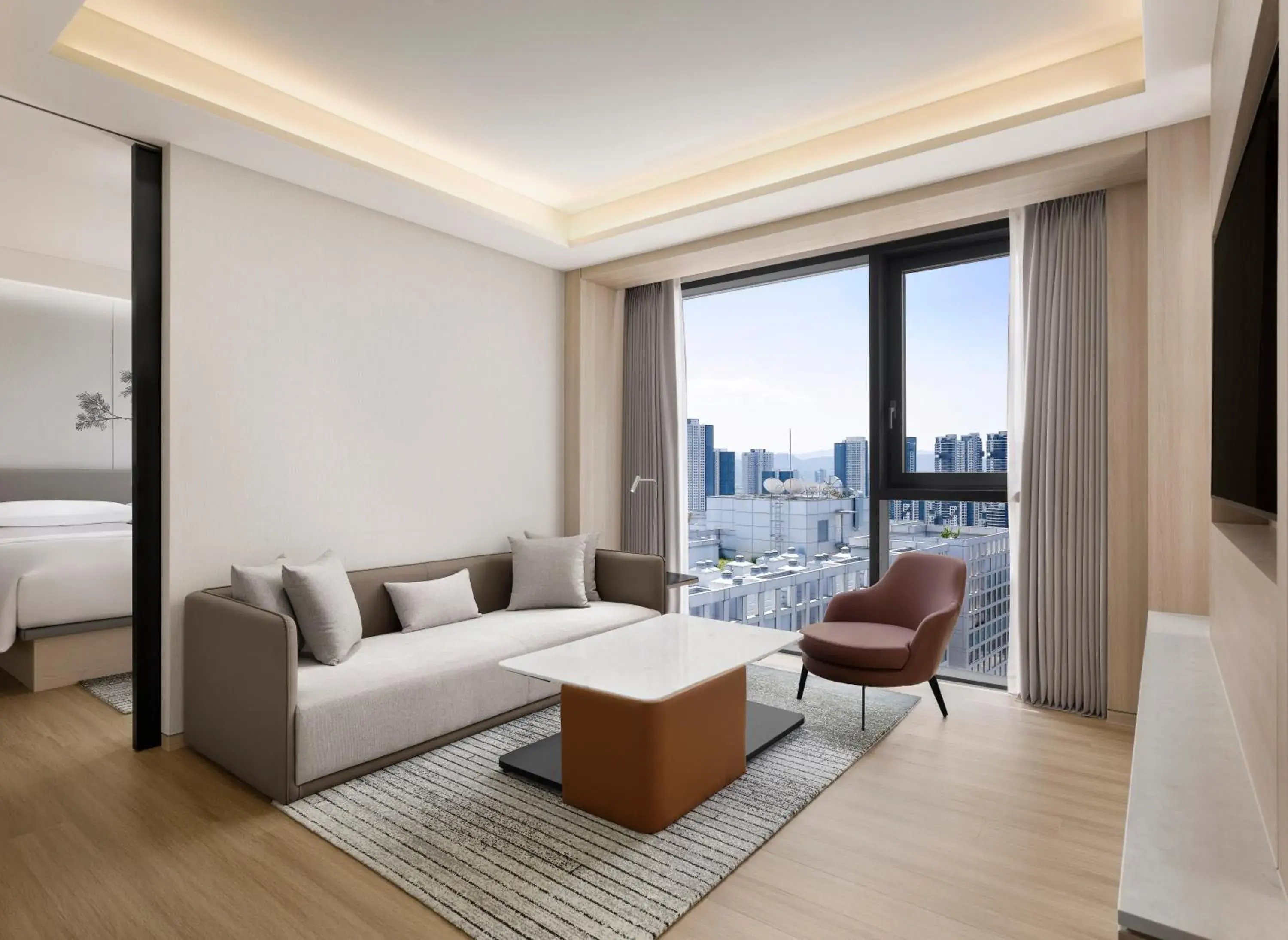 King Suite with City View in Courtyard by Marriott Sejong King Suite with City View in Courtyard by Marriott Sejong
