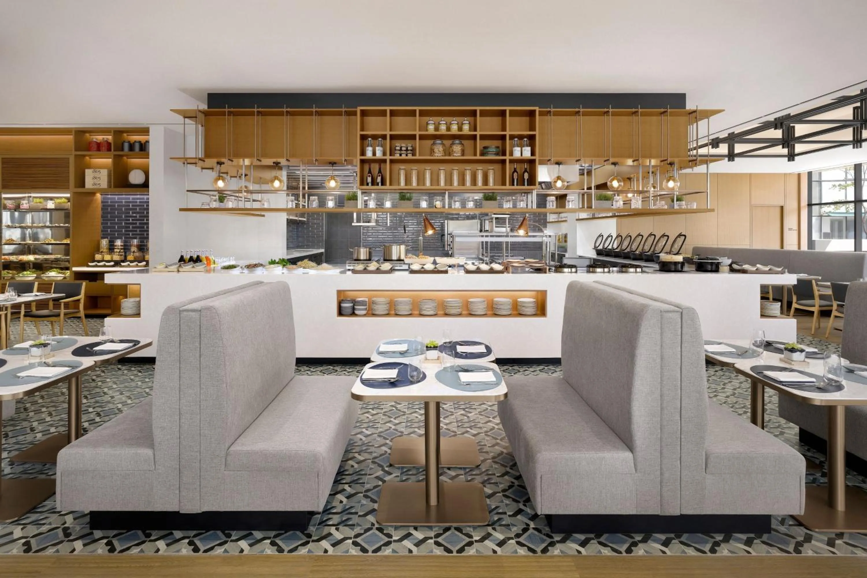 Kitchen or kitchenette in Courtyard by Marriott Sejong