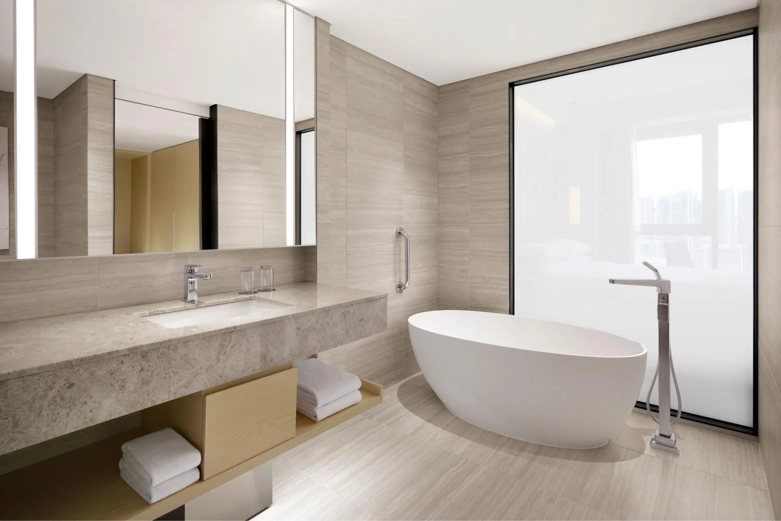 Bathroom in Courtyard by Marriott Sejong