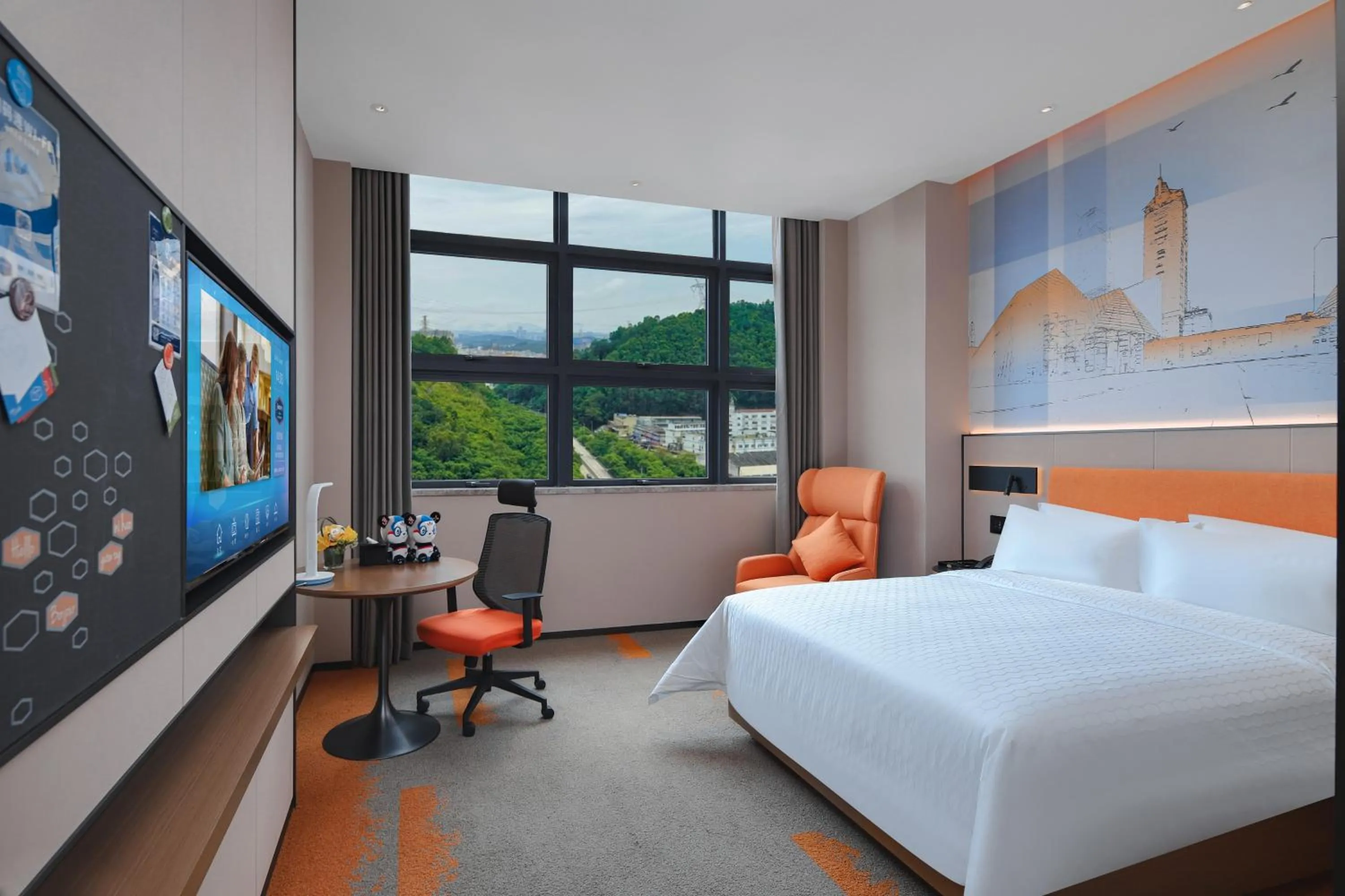 Bed in Hampton by Hilton Shenzhen Yuanshan