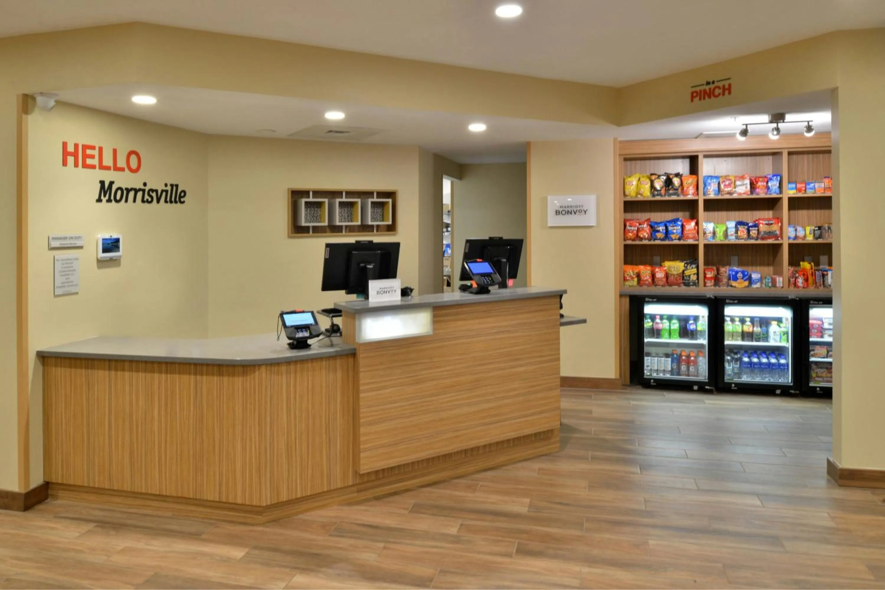 Lobby or reception in TownePlace Suites by Marriott Raleigh Durham Airport Morrisville