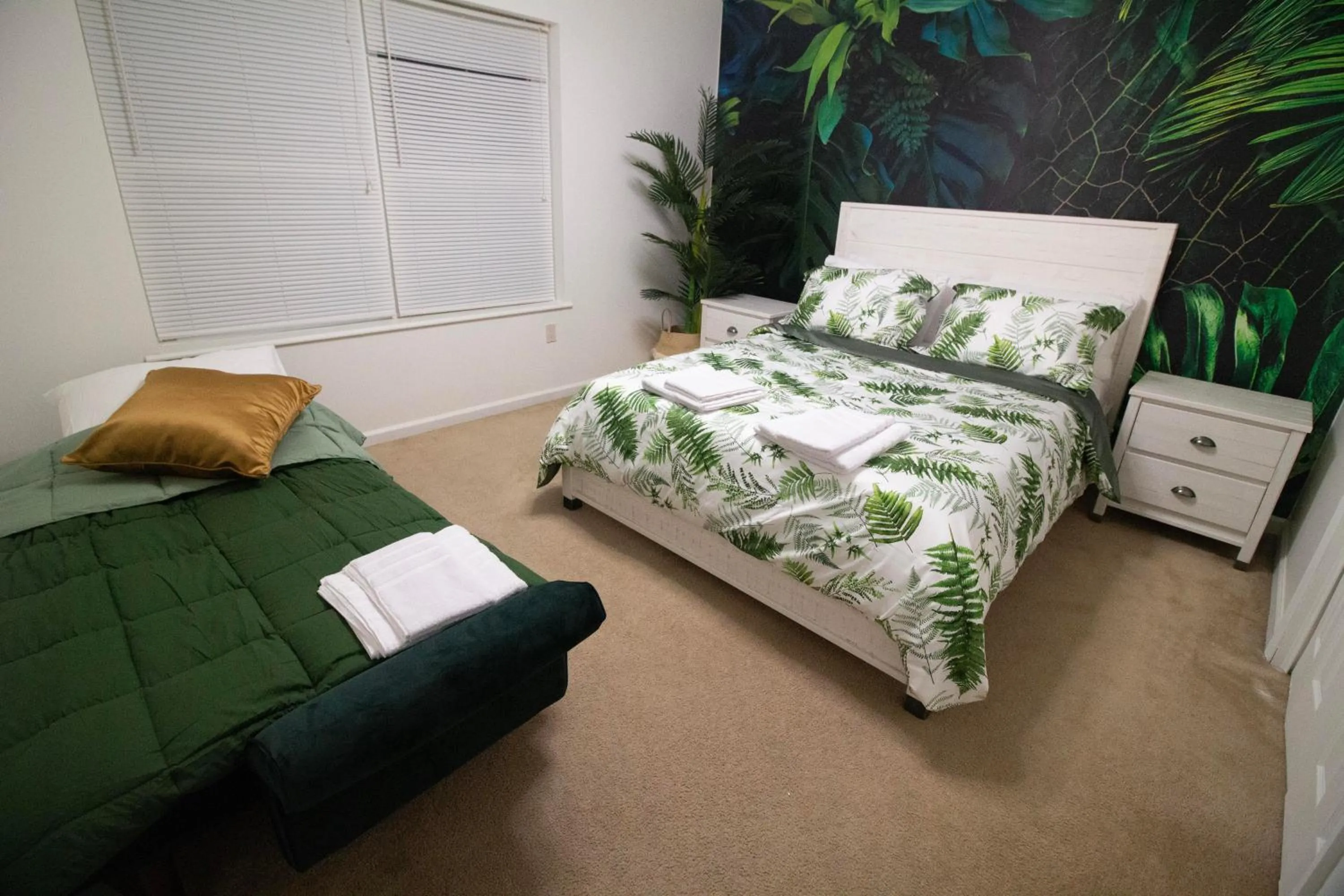 Bed in Stunning Poconos Villa- Hot Tub, Pool, Game Room, BBQ & more