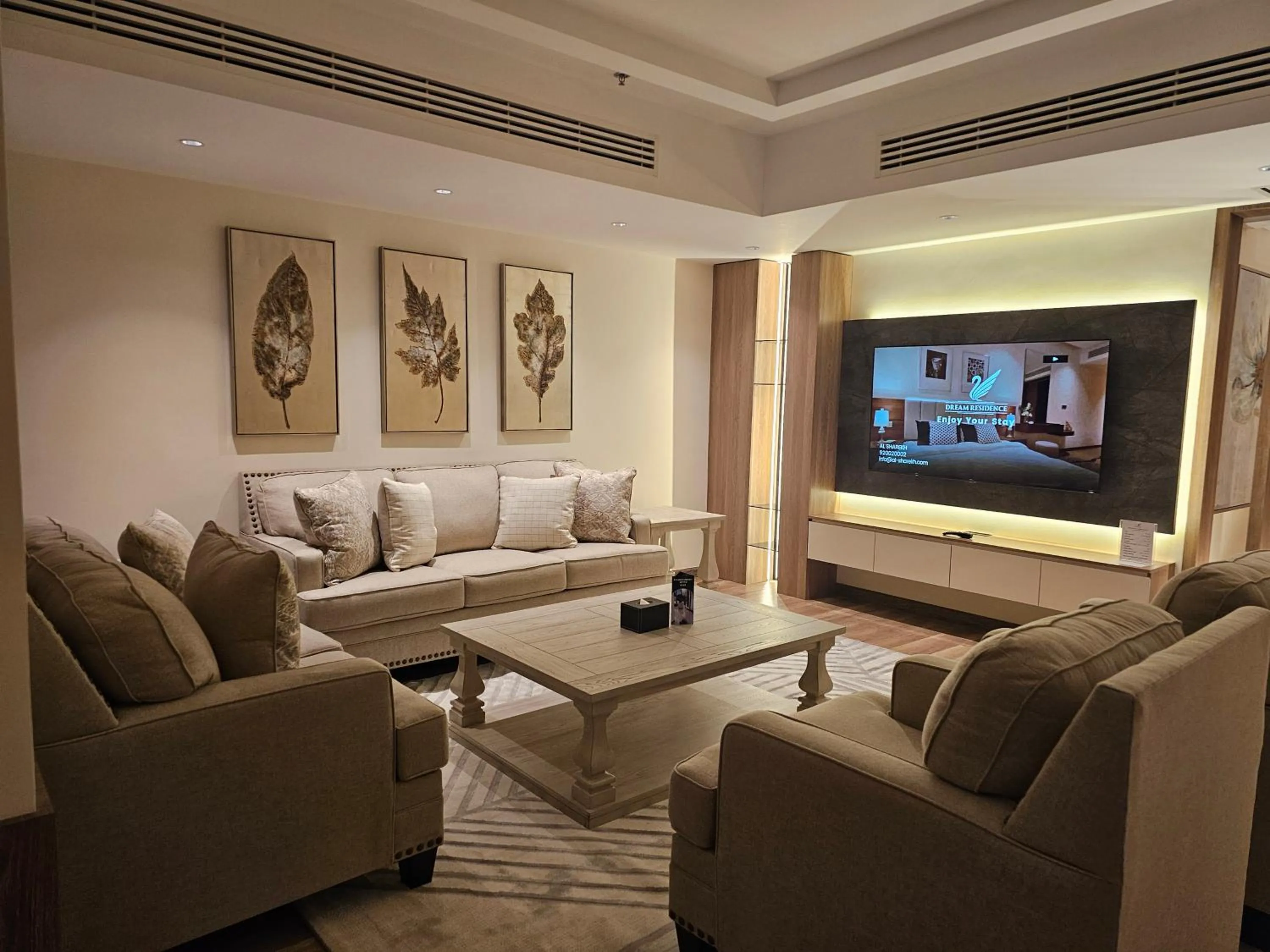 Seating area in Dream Residence Olaya Khobar
