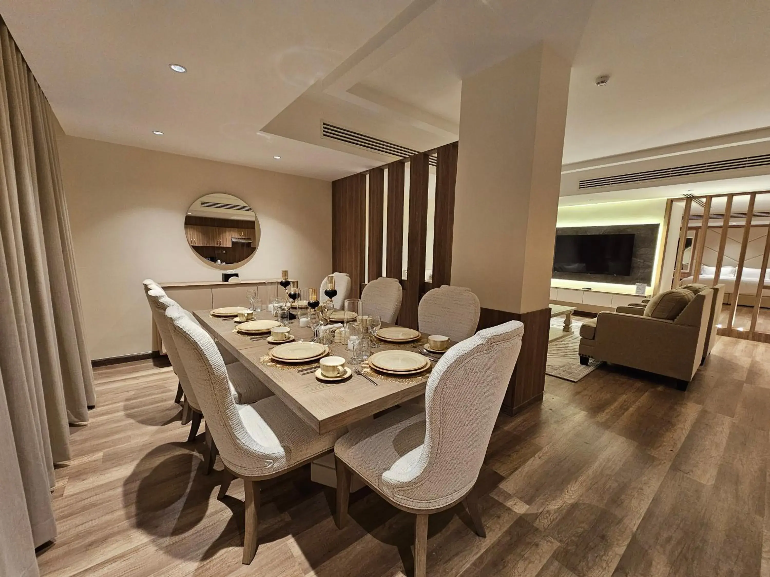 Dining area in Dream Residence Olaya Khobar Dining area in Dream Residence Olaya Khobar