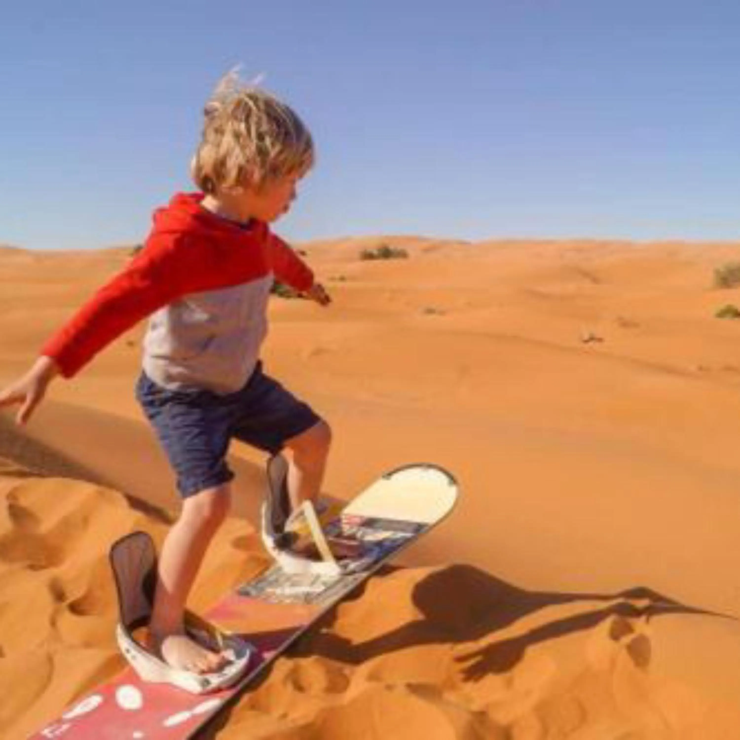 Skiing in Merzouga heart camp